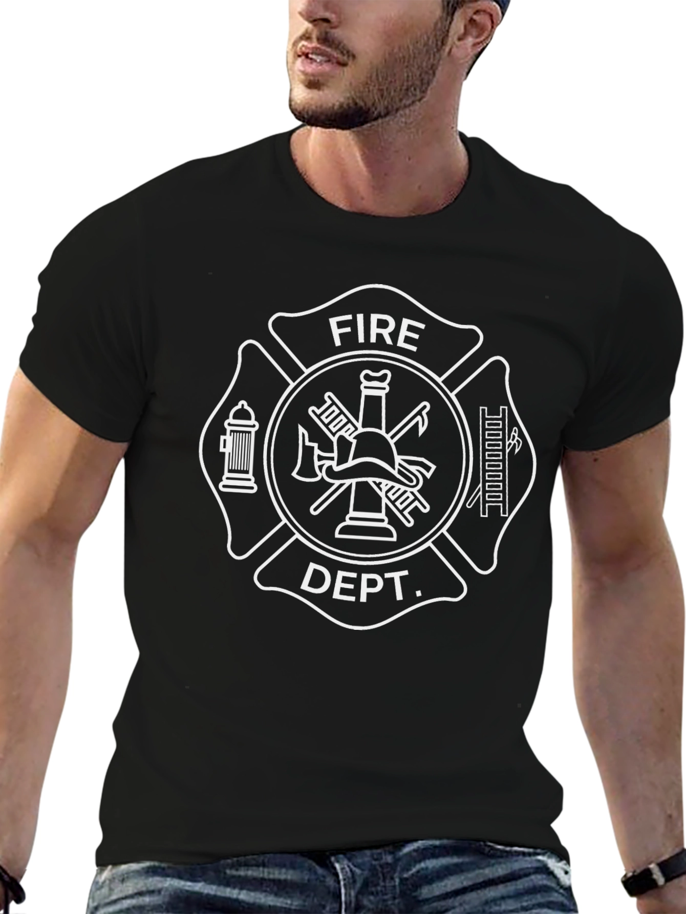 Fire Dept. Maltese Cross T-Shirt