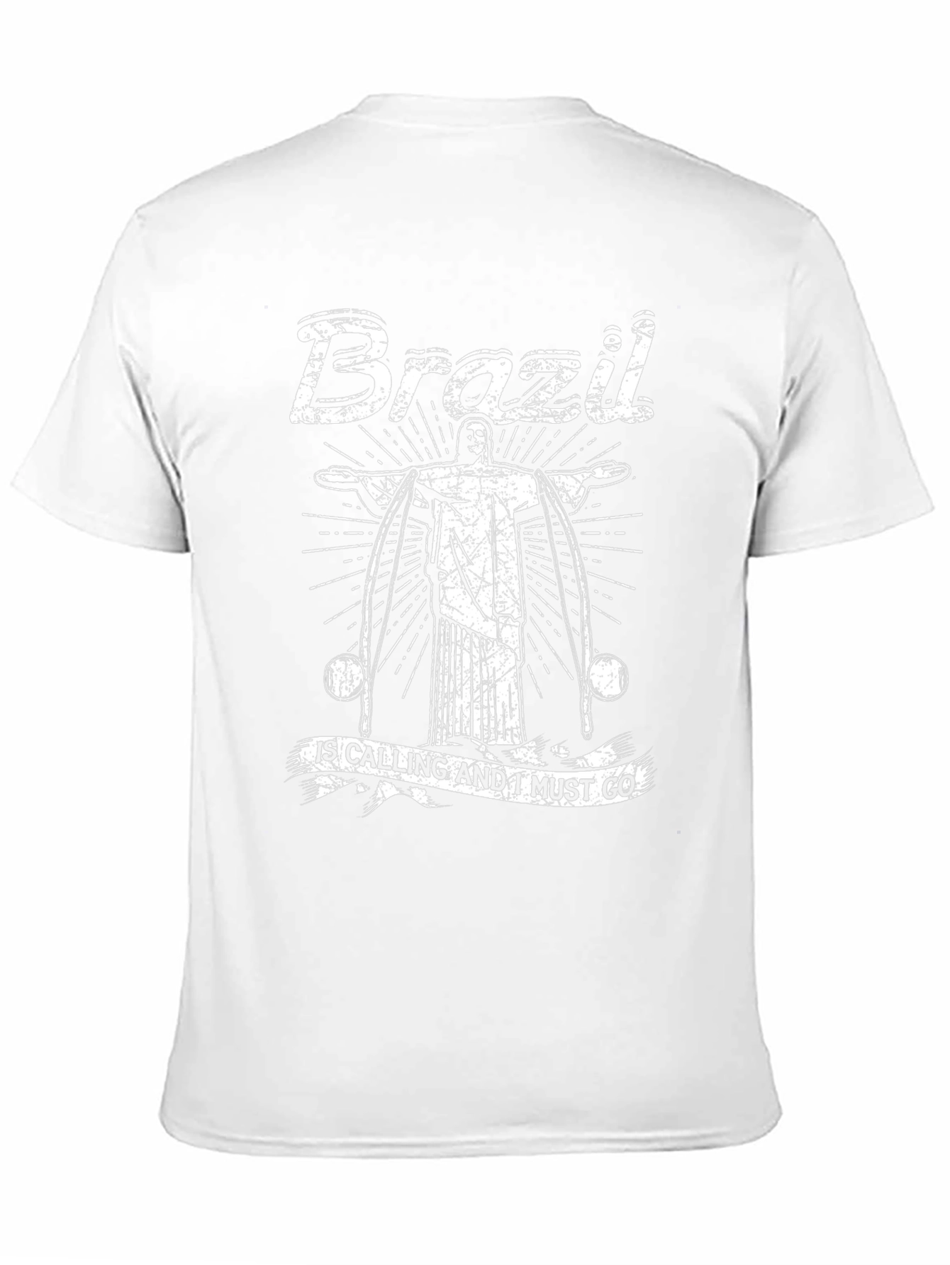 Brazil Calling Graphic Tee - Mens Black T-Shirt