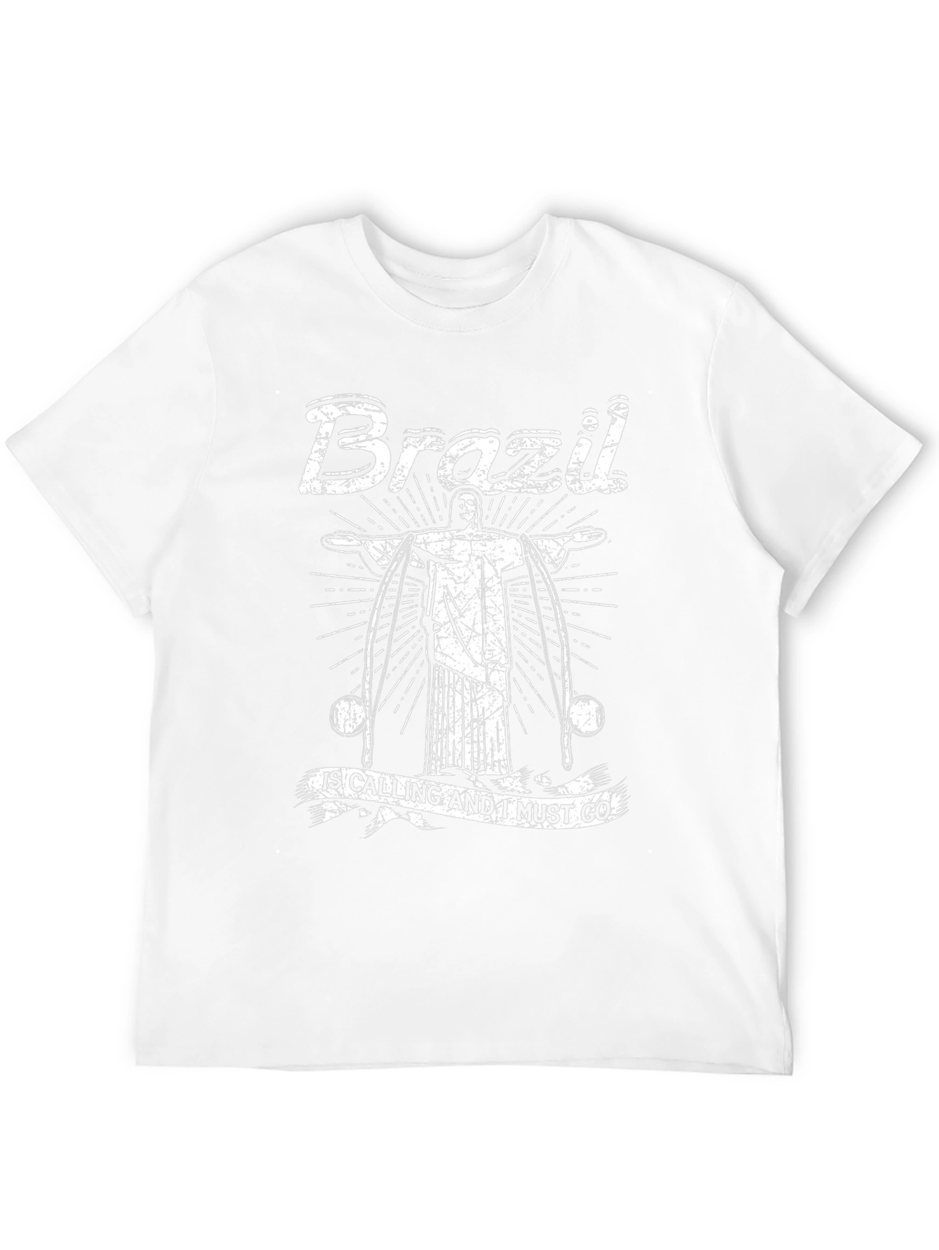 Brazil Calling Graphic Tee - Mens Black T-Shirt