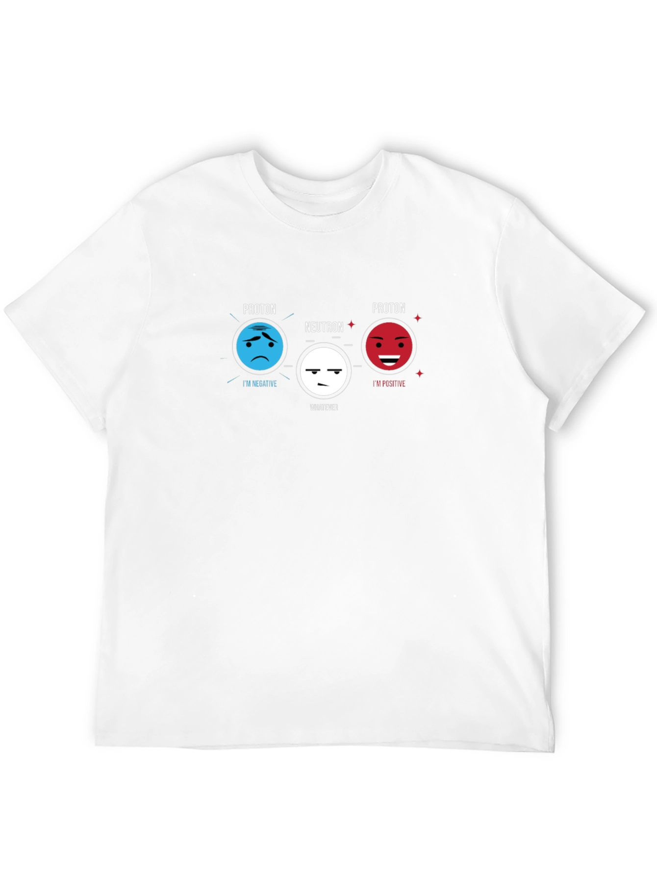 Science Humor T-Shirt - Proton Neutron Design