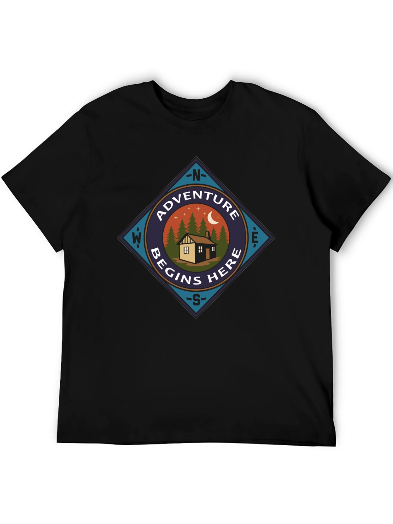 Adventure Begins Here Graphic Tee