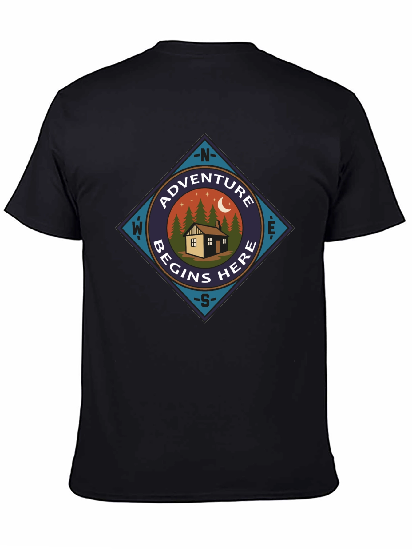 Adventure Begins Here Graphic Tee