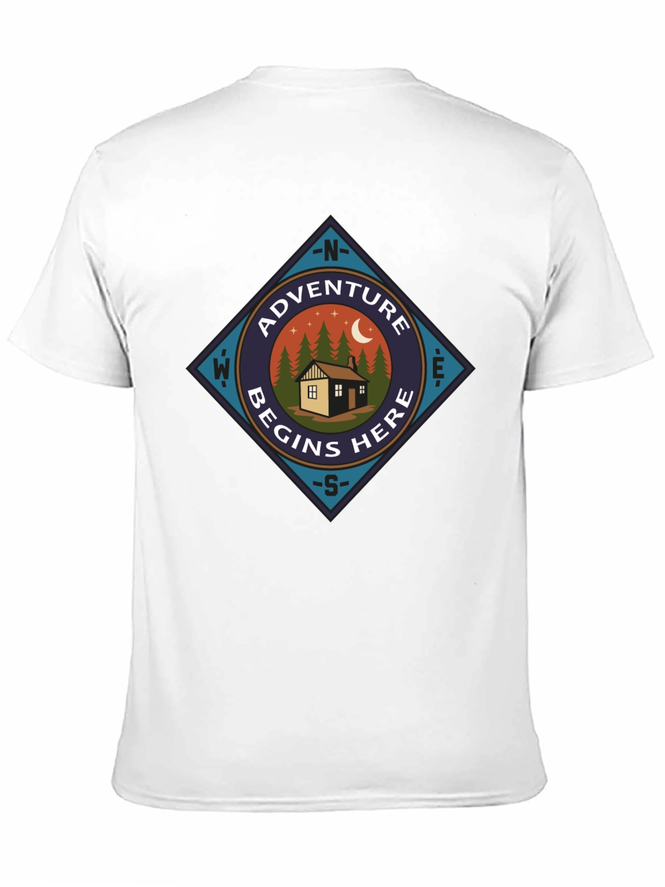 Adventure Begins Here Graphic Tee