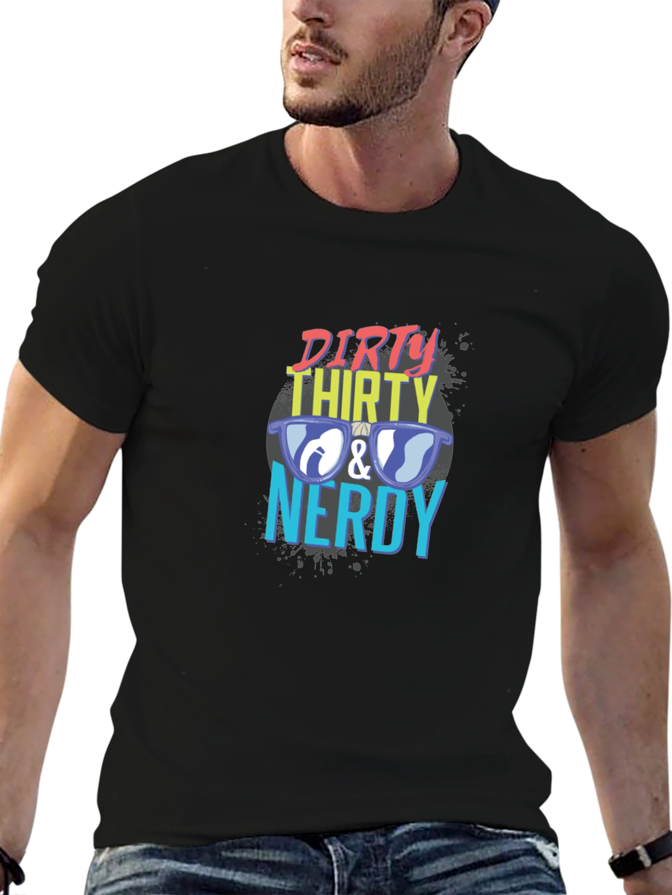 Dirty Thirty & Nerdy Graphic Tee