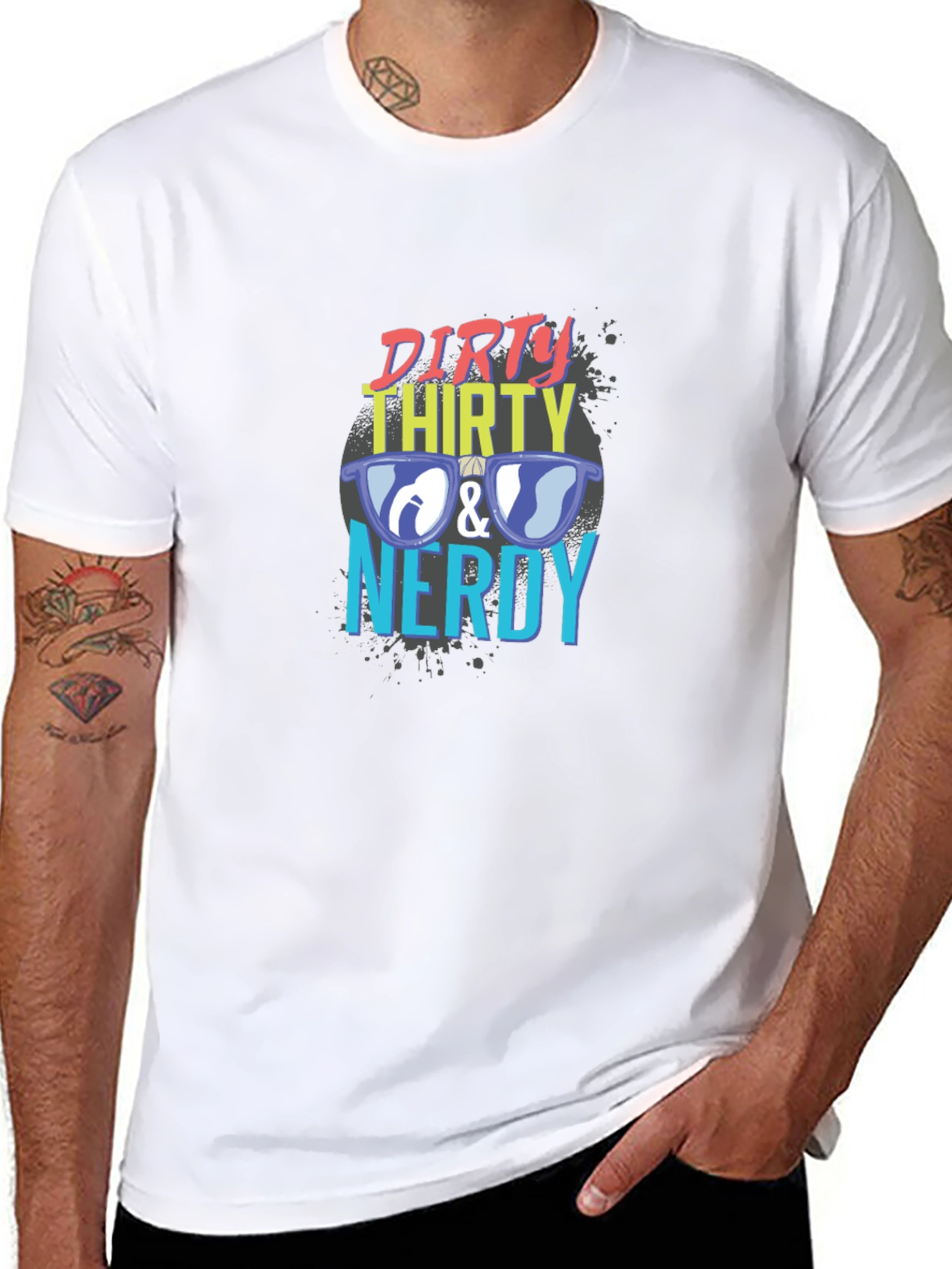 Dirty Thirty & Nerdy Graphic Tee
