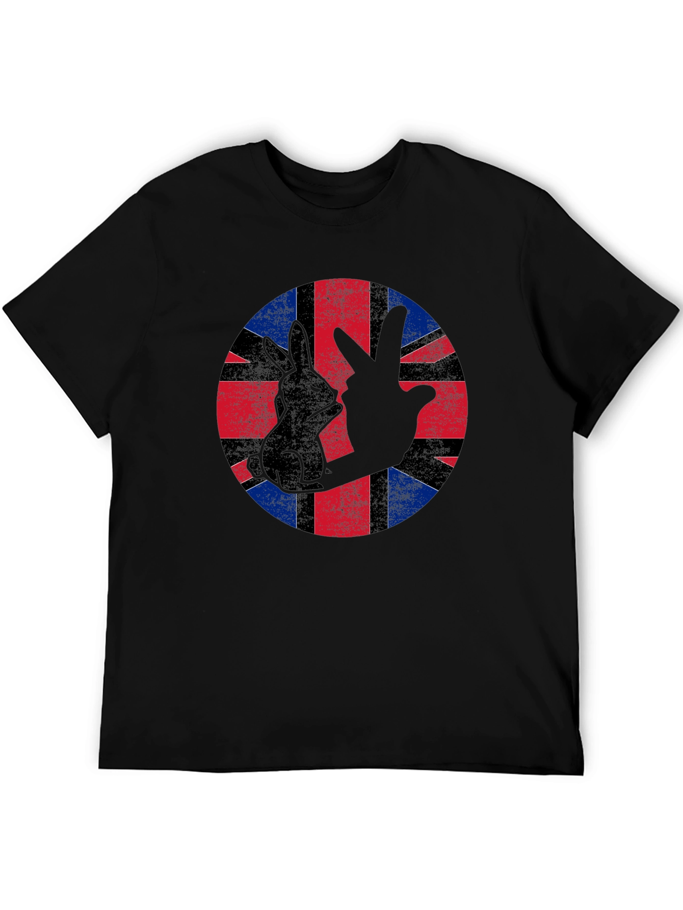 Union Jack Rabbit Hand T-Shirt