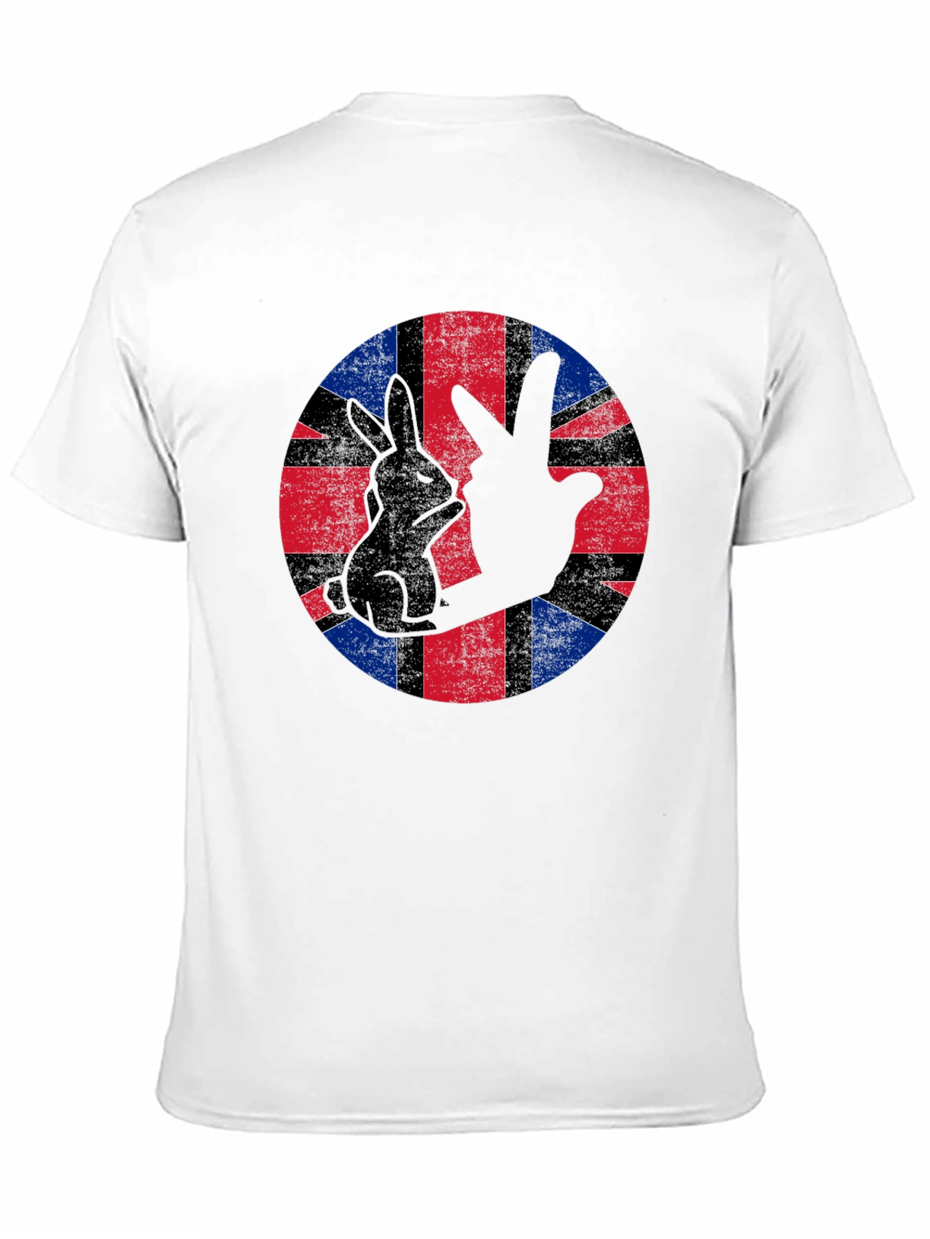 Union Jack Rabbit Hand T-Shirt