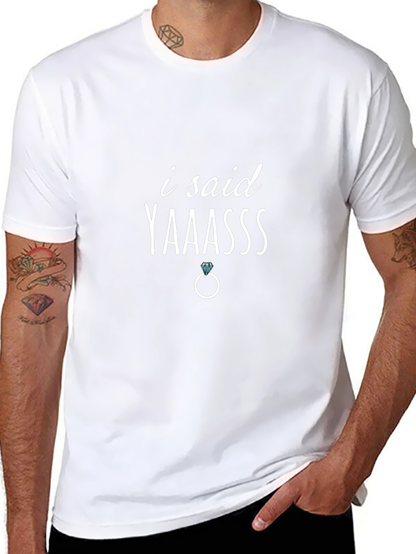 I Said Yaaasss Engagement T-Shirt