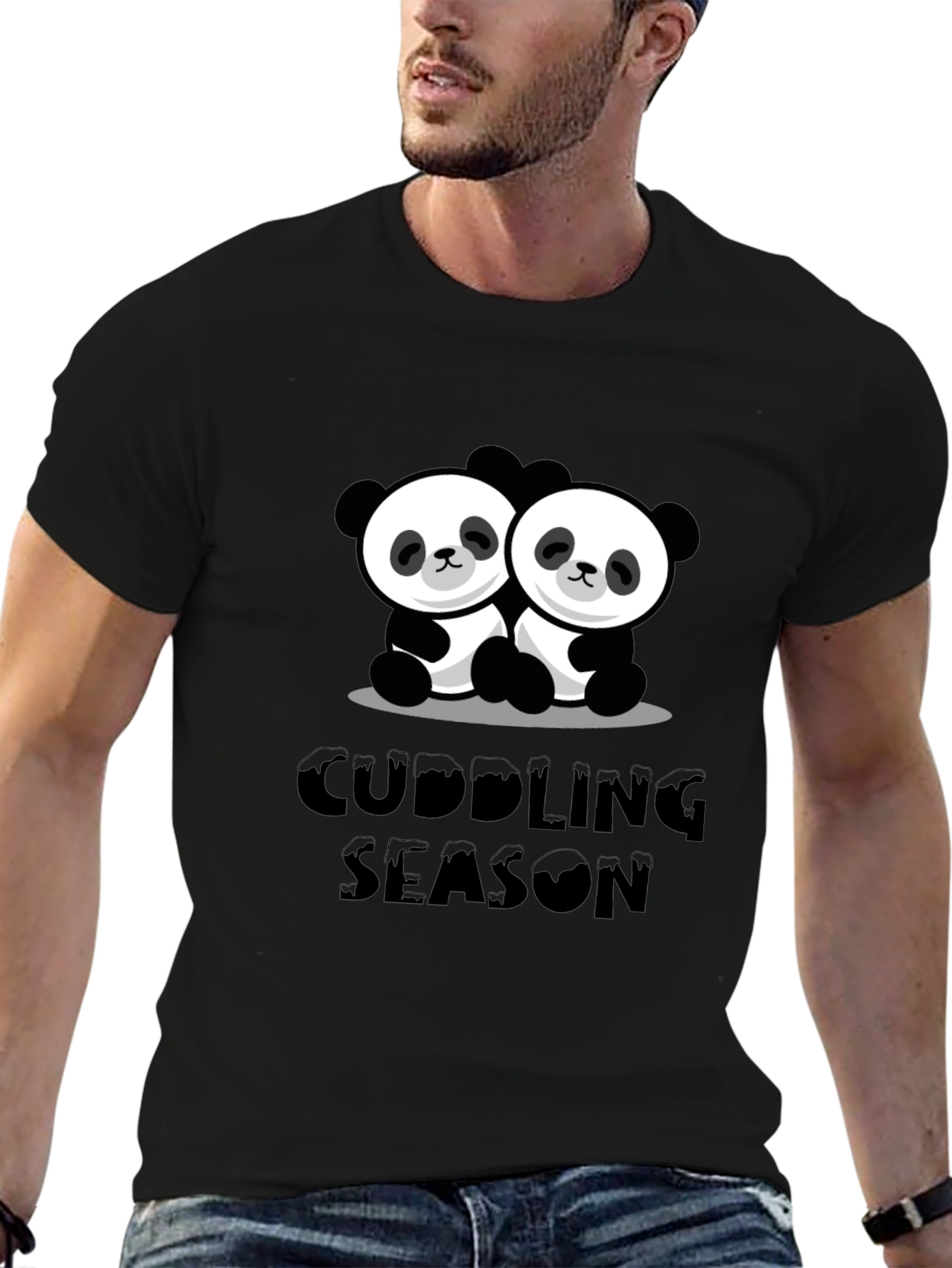 Cuddling Season Panda T-Shirt