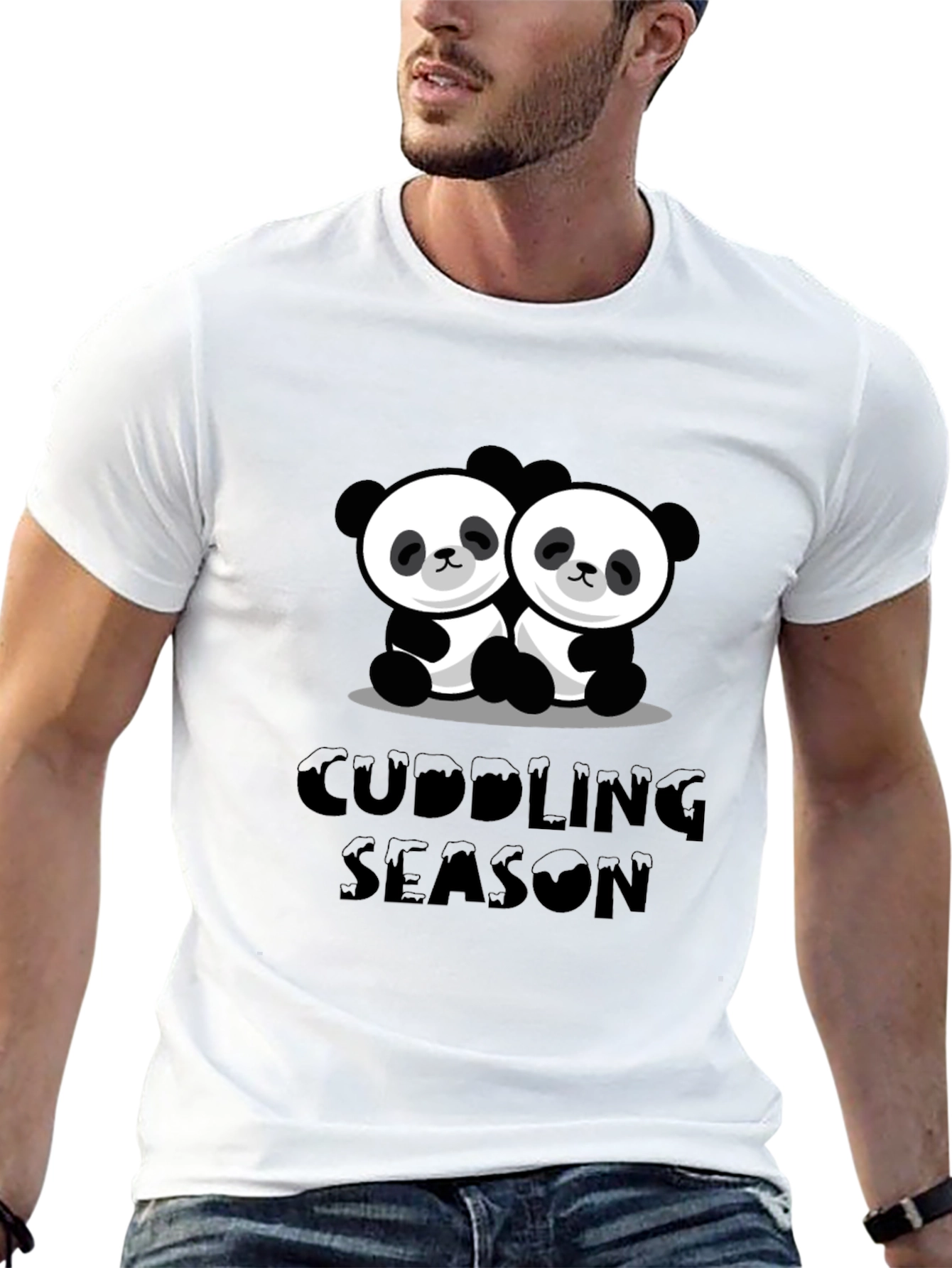 Cuddling Season Panda T-Shirt