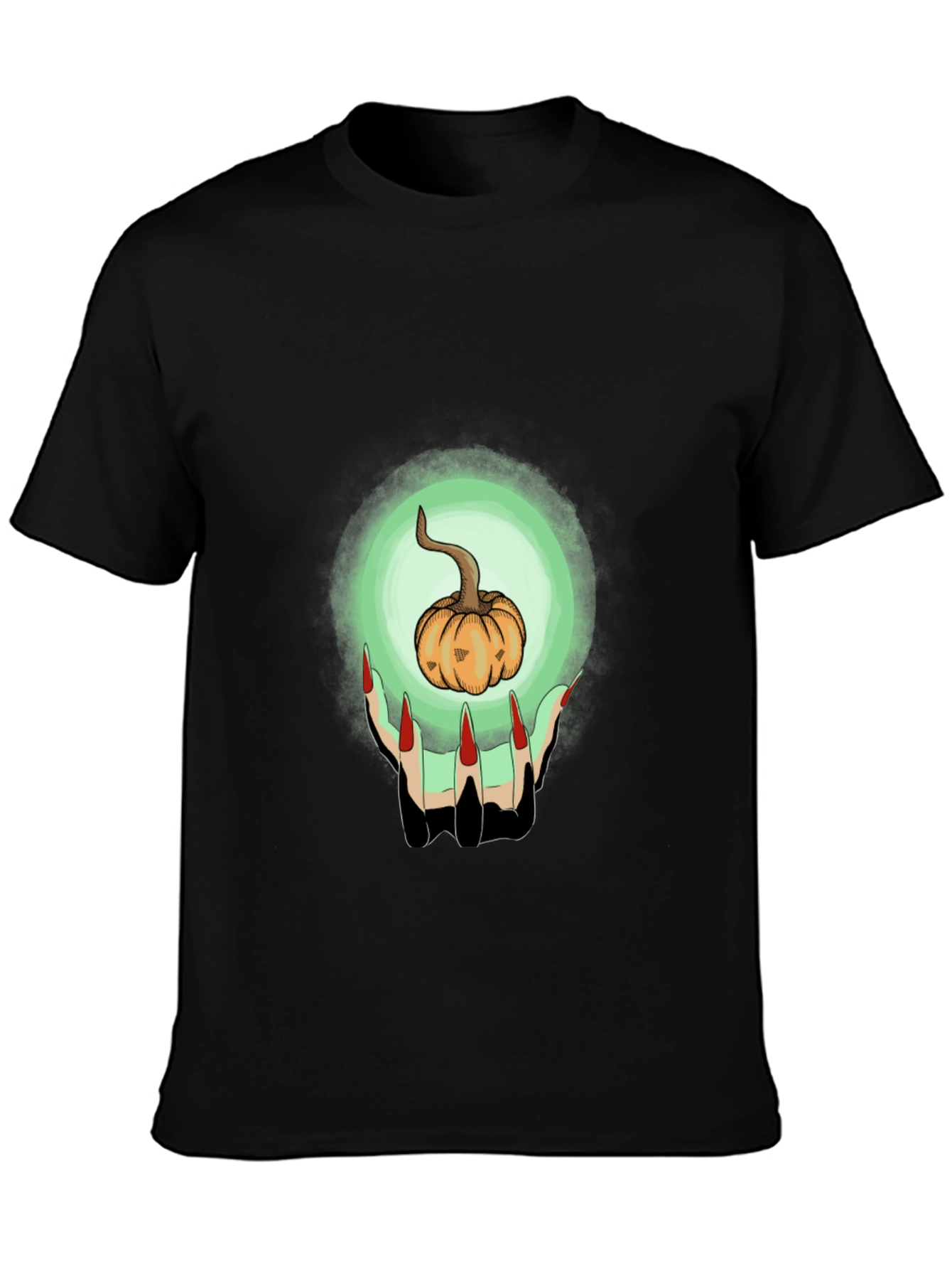 Pumpkin Witch Hands Graphic Tee