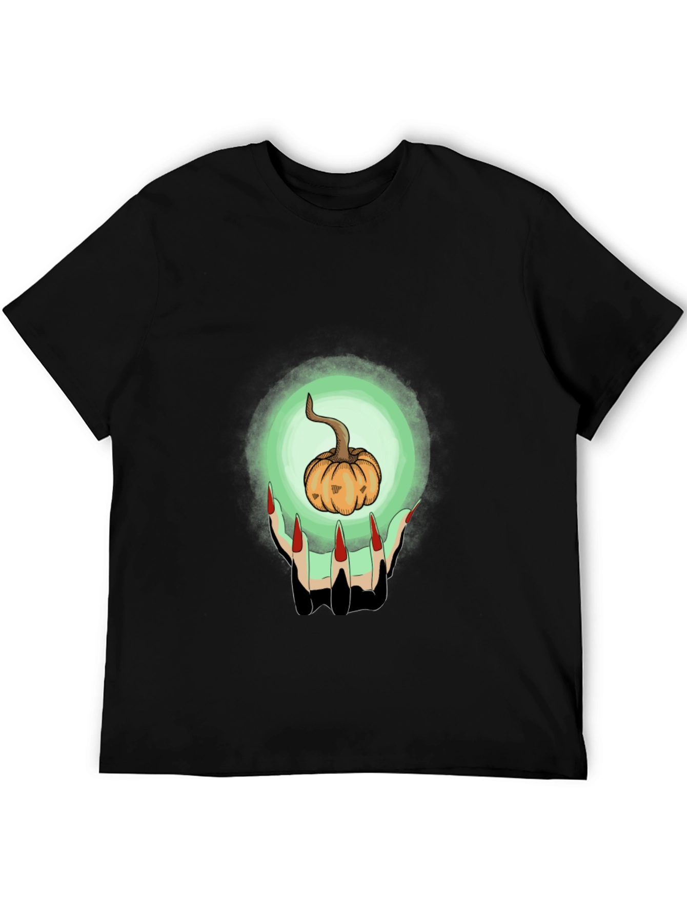 Pumpkin Witch Hands Graphic Tee