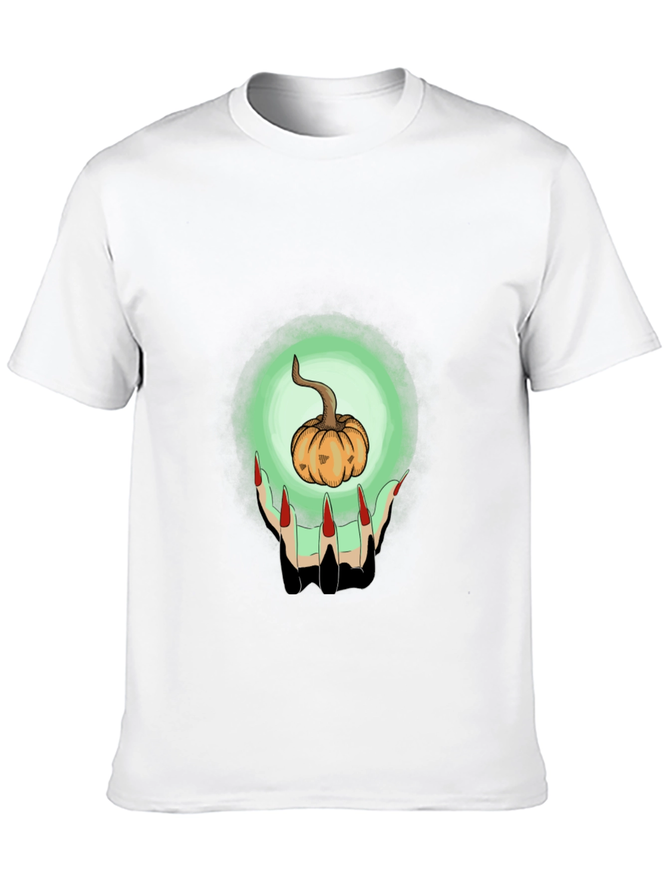 Pumpkin Witch Hands Graphic Tee