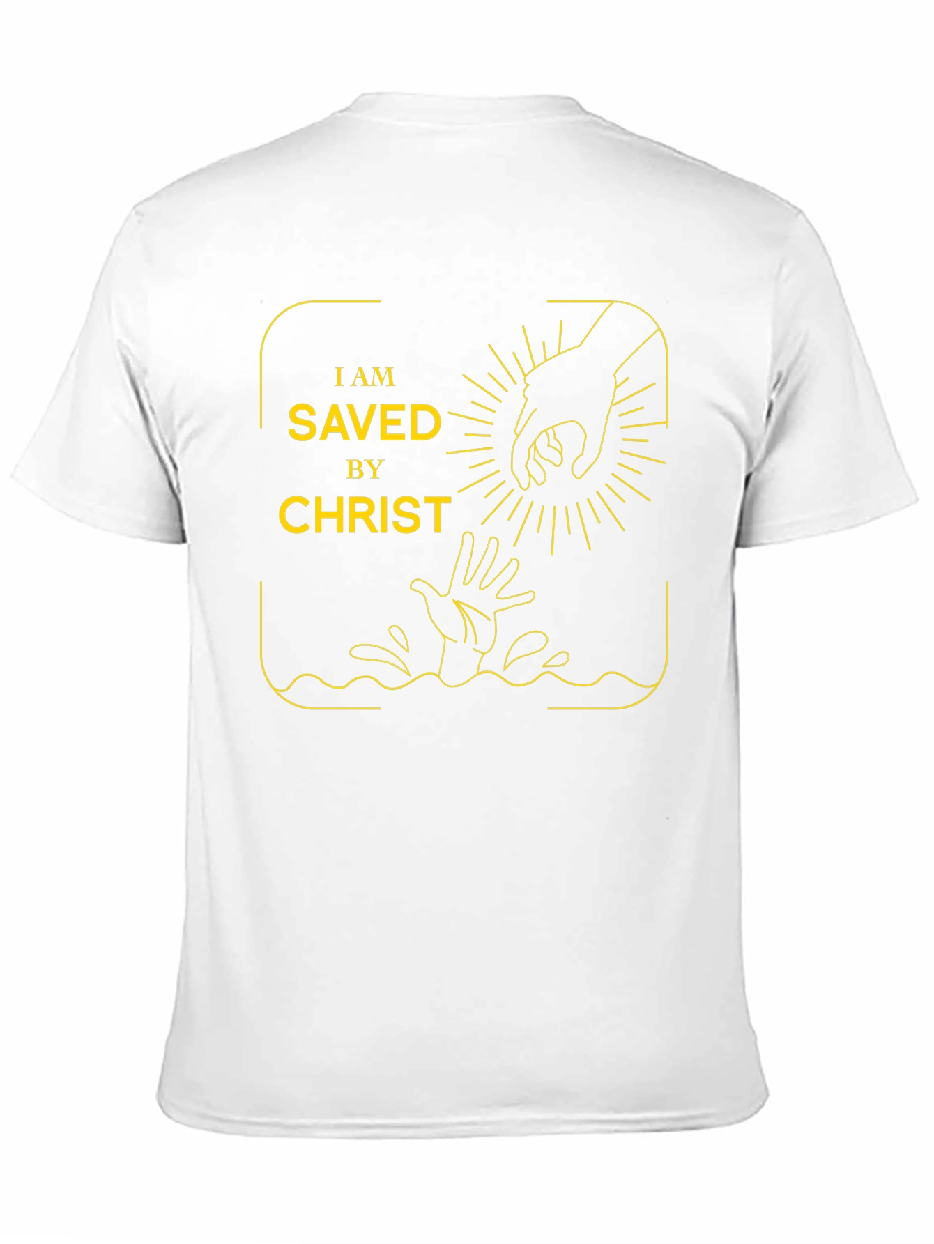 Saved By Christ Graphic Tee - Religious Apparel