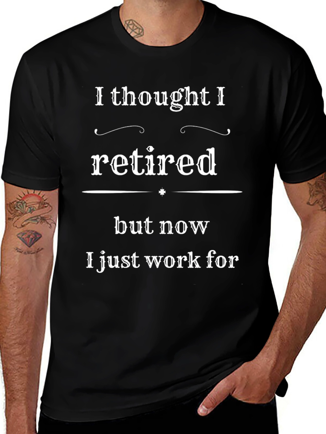 Retired Funny T-Shirt - I Thought I Retired