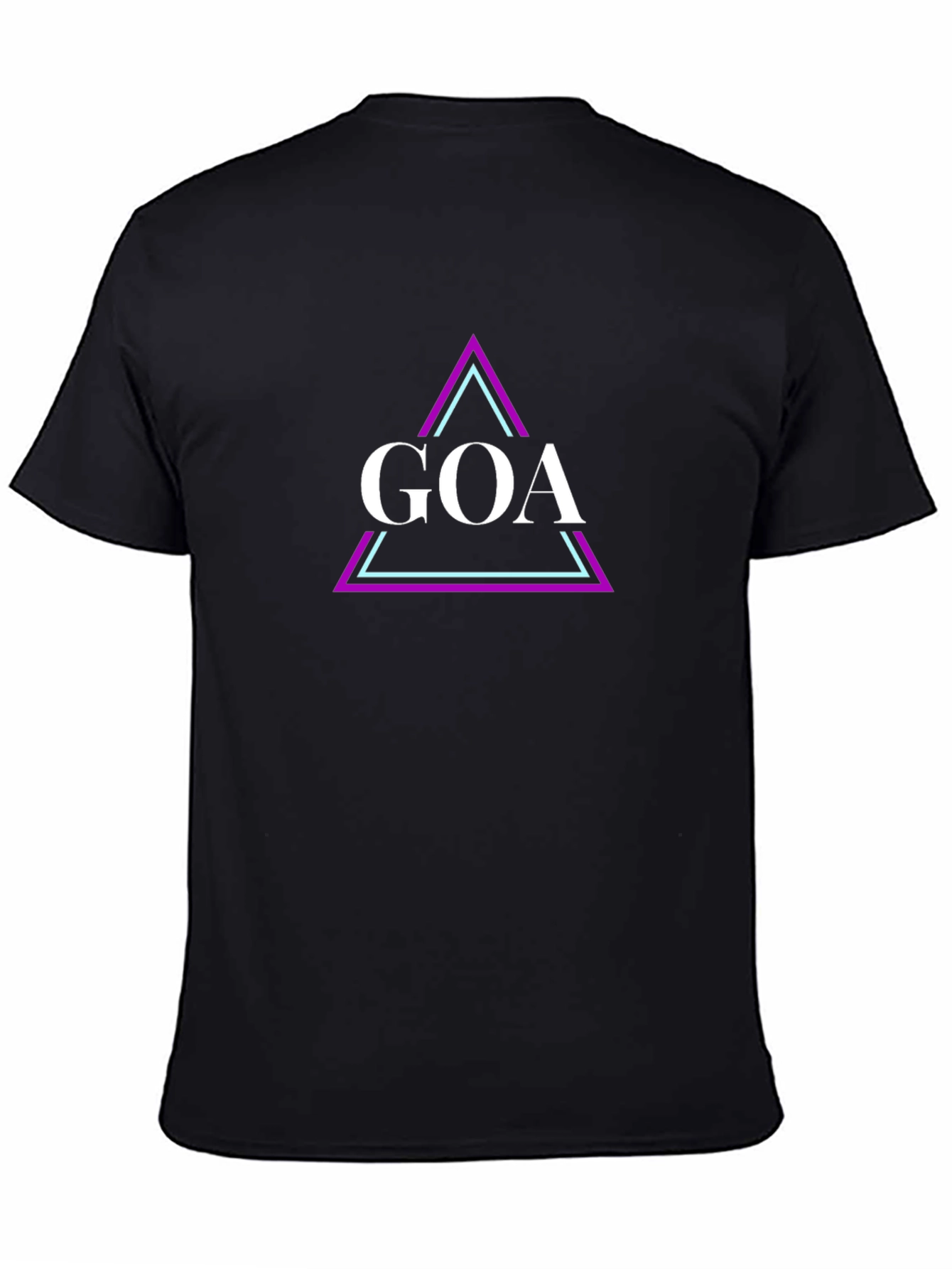 GOA Graphic Tee - Retro Triangle Design