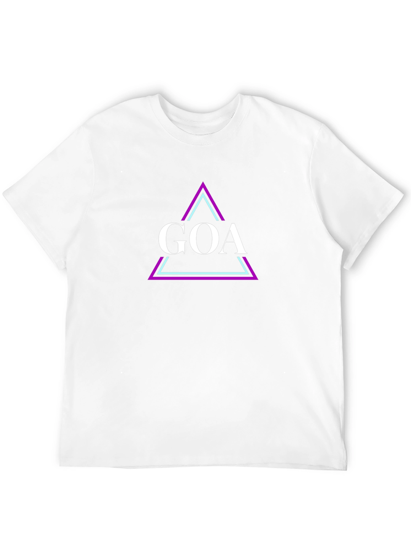 GOA Graphic Tee - Retro Triangle Design