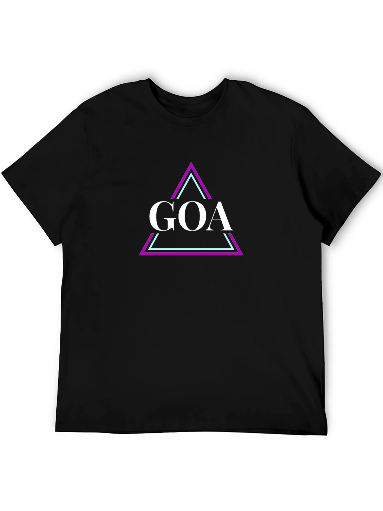 GOA Graphic Tee - Retro Triangle Design