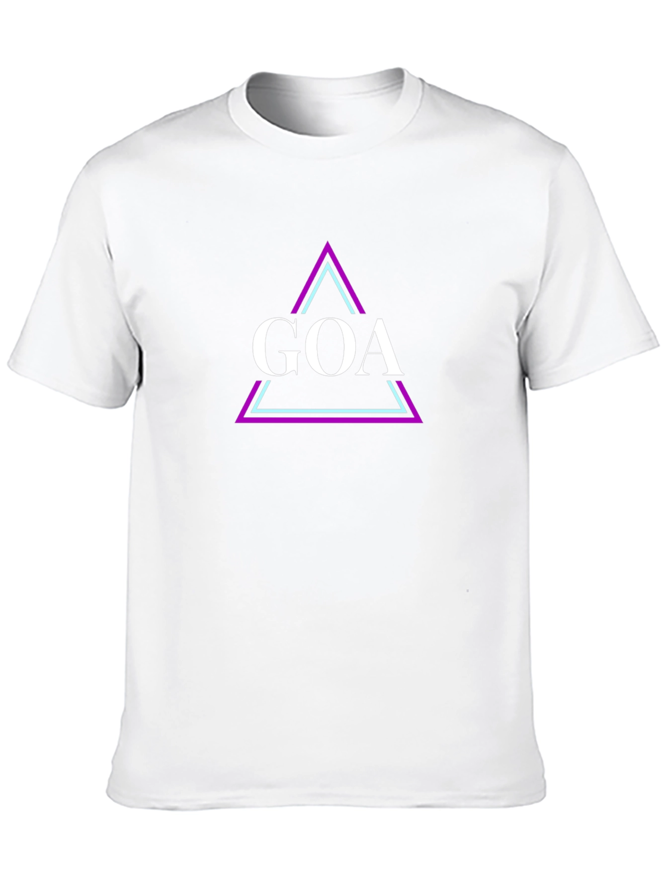 GOA Graphic Tee - Retro Triangle Design