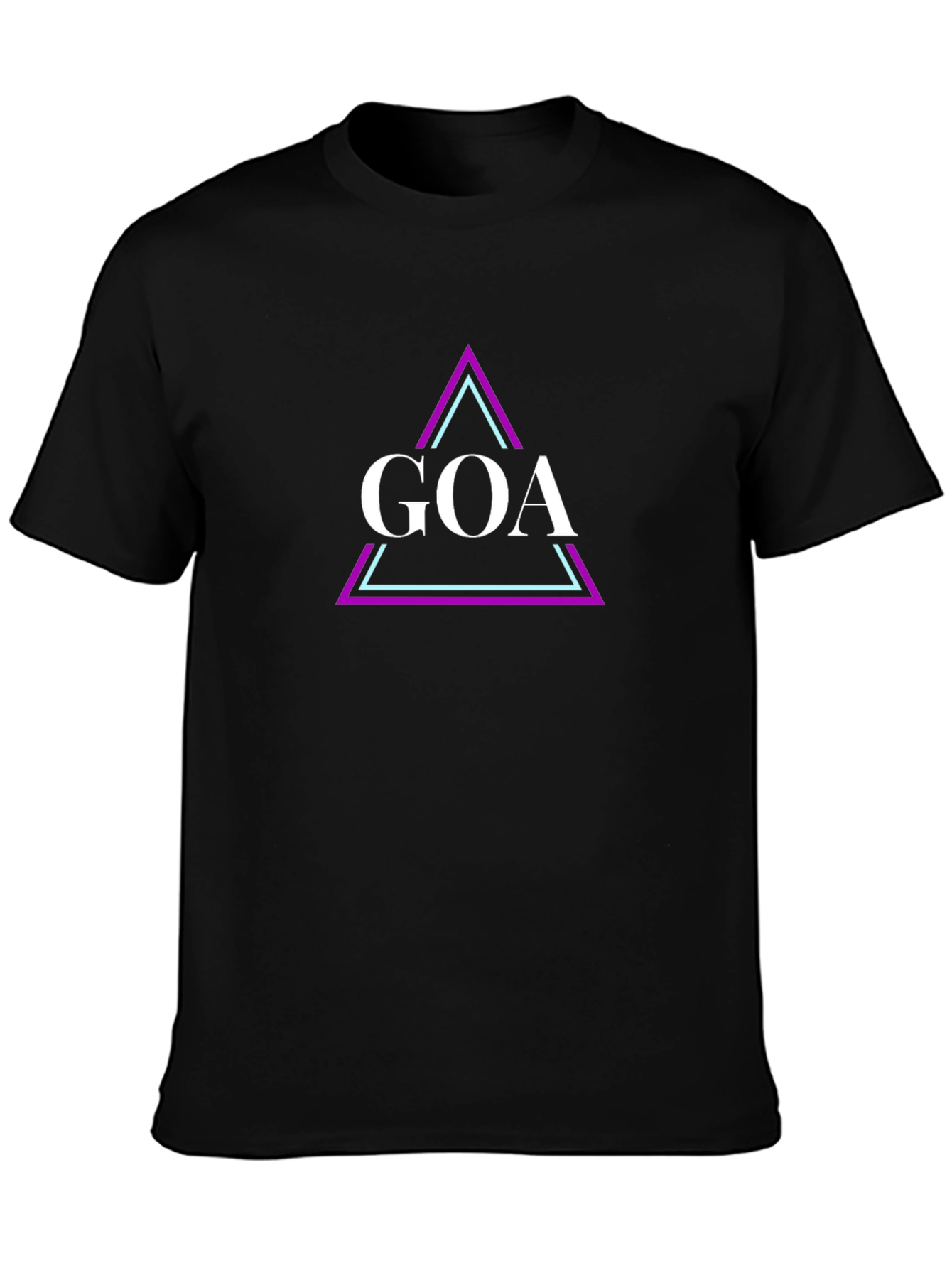 GOA Graphic Tee - Retro Triangle Design