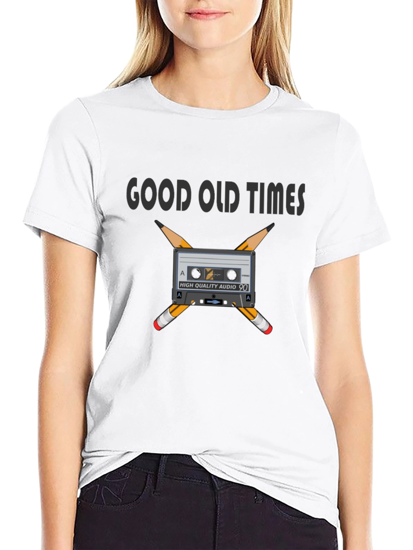 Good Old Times Cassette Graphic T-Shirt