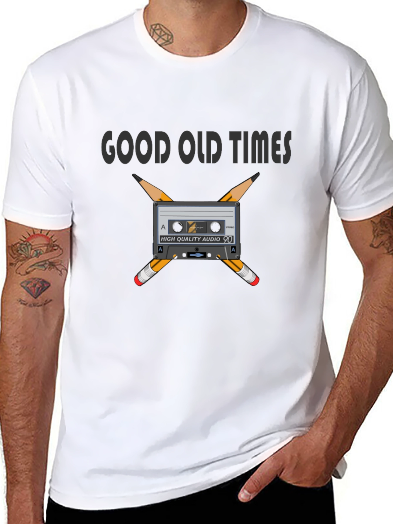 Good Old Times Cassette Graphic T-Shirt