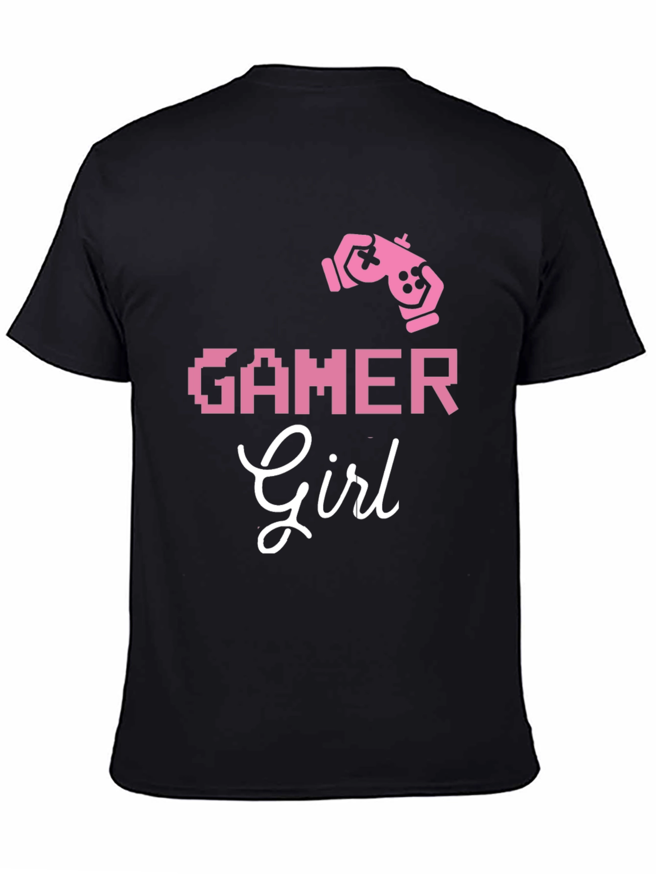 Gamer Girl T-Shirt - Pink Controller Graphic Tee