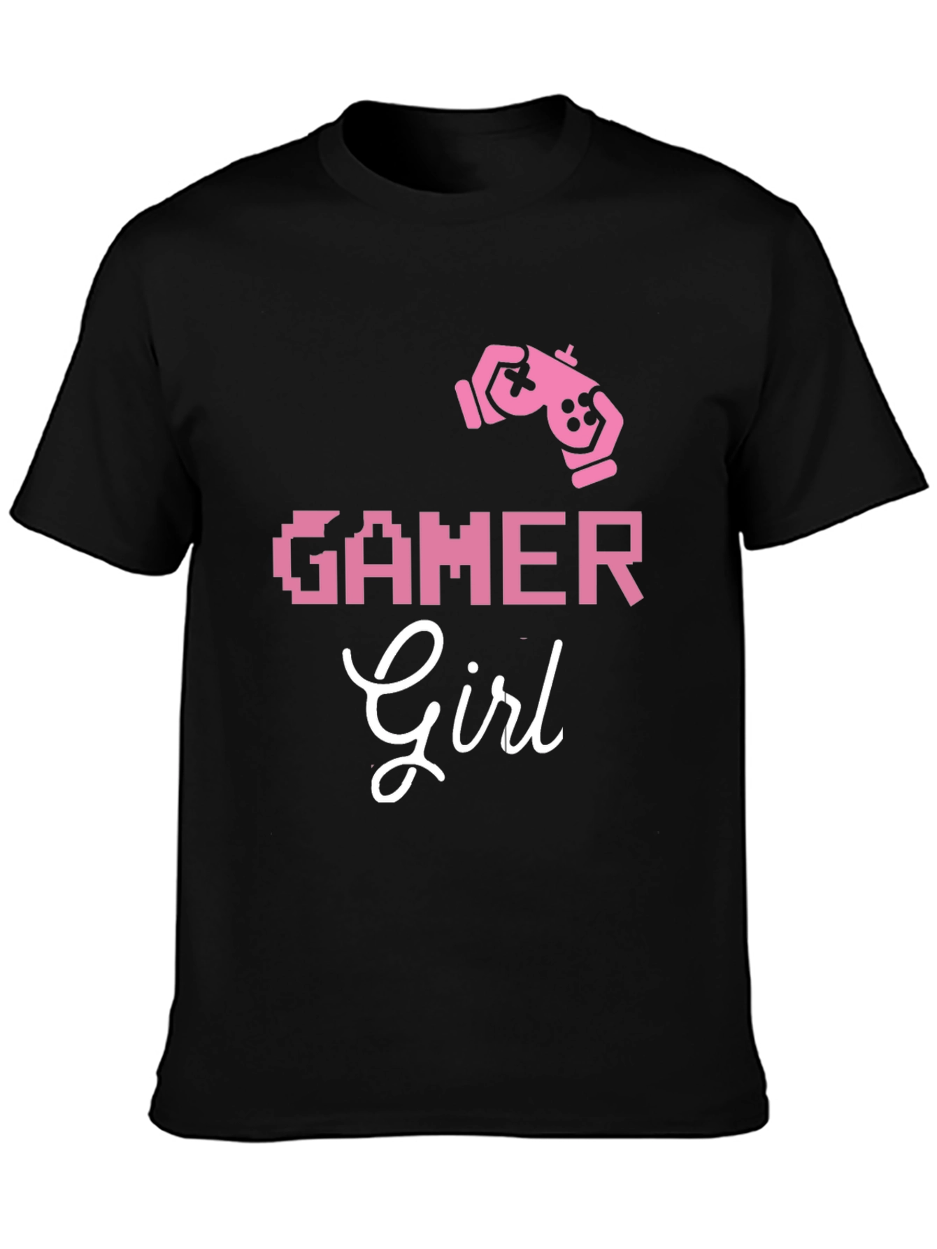 Gamer Girl T-Shirt - Pink Controller Graphic Tee