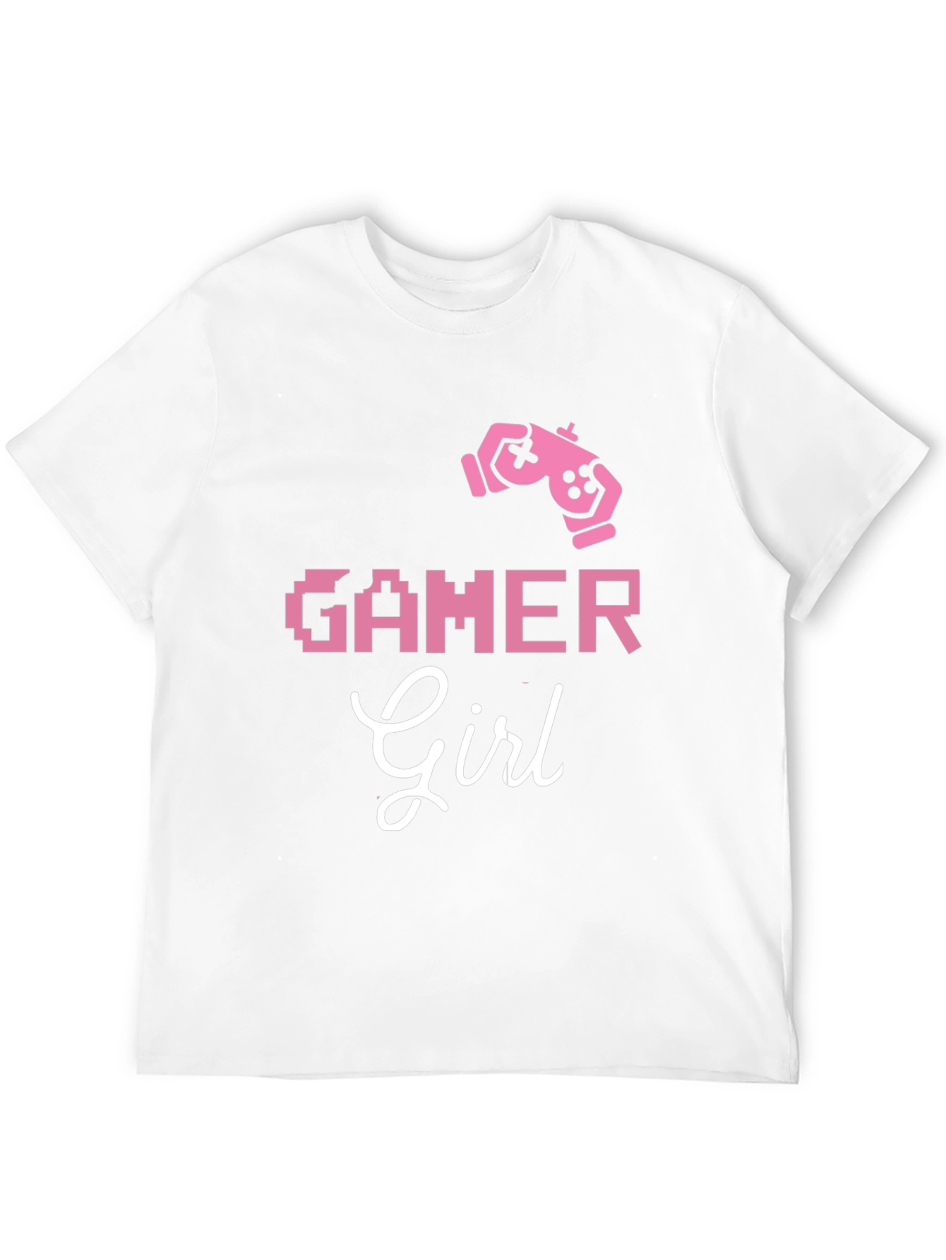 Gamer Girl T-Shirt - Pink Controller Graphic Tee
