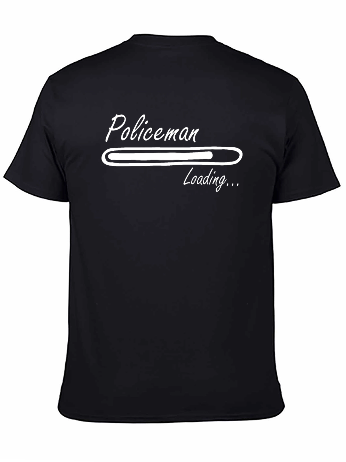 Policeman Loading T-Shirt - Funny Graphic Tee