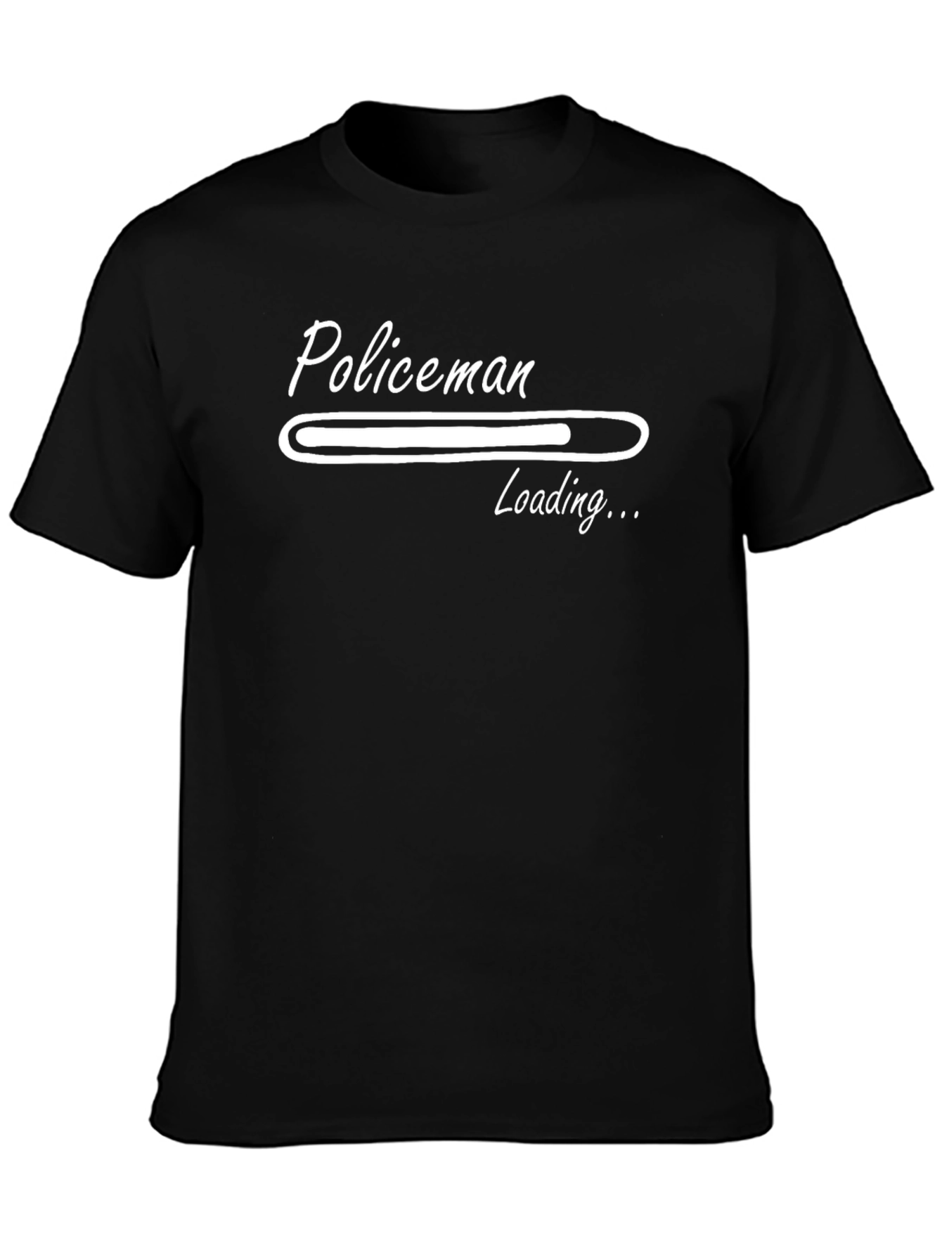 Policeman Loading T-Shirt - Funny Graphic Tee