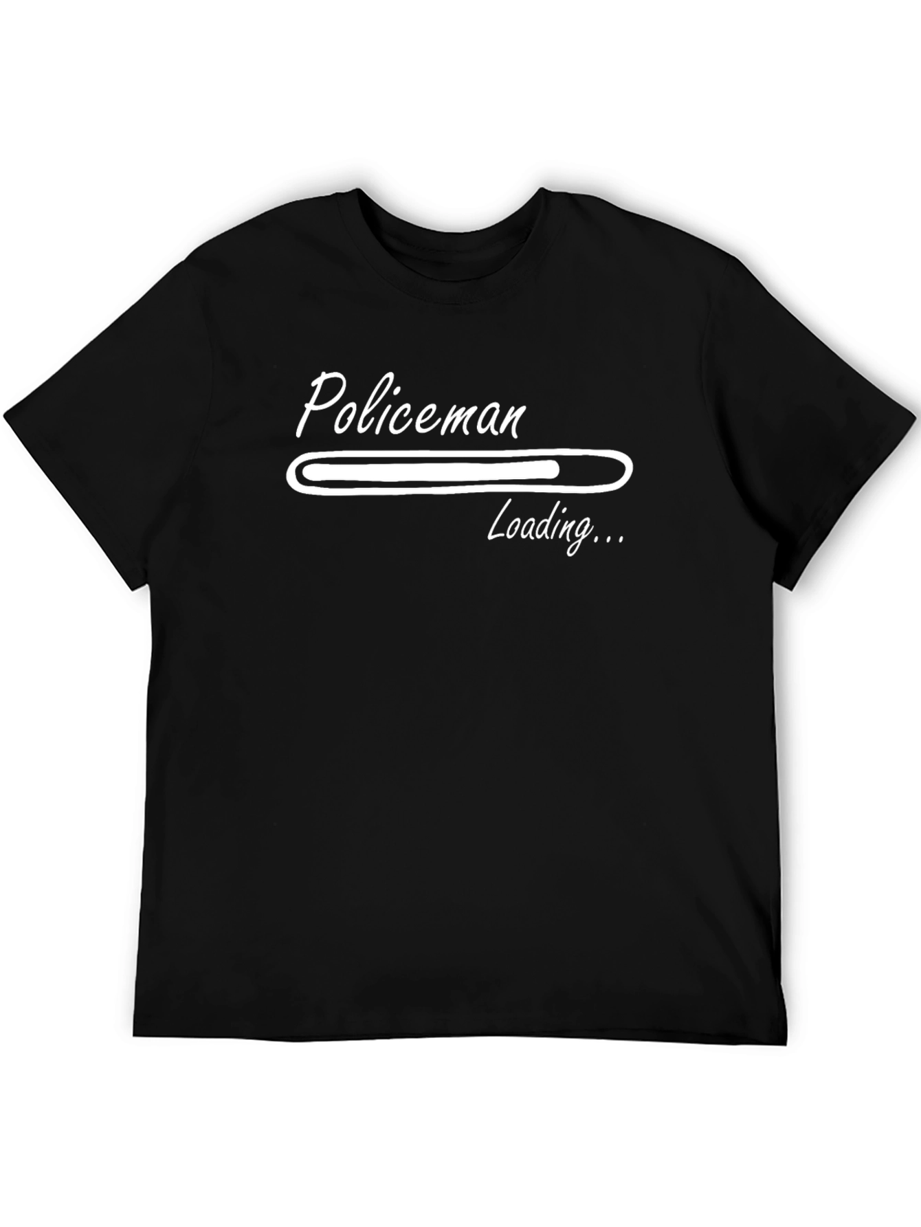 Policeman Loading T-Shirt - Funny Graphic Tee