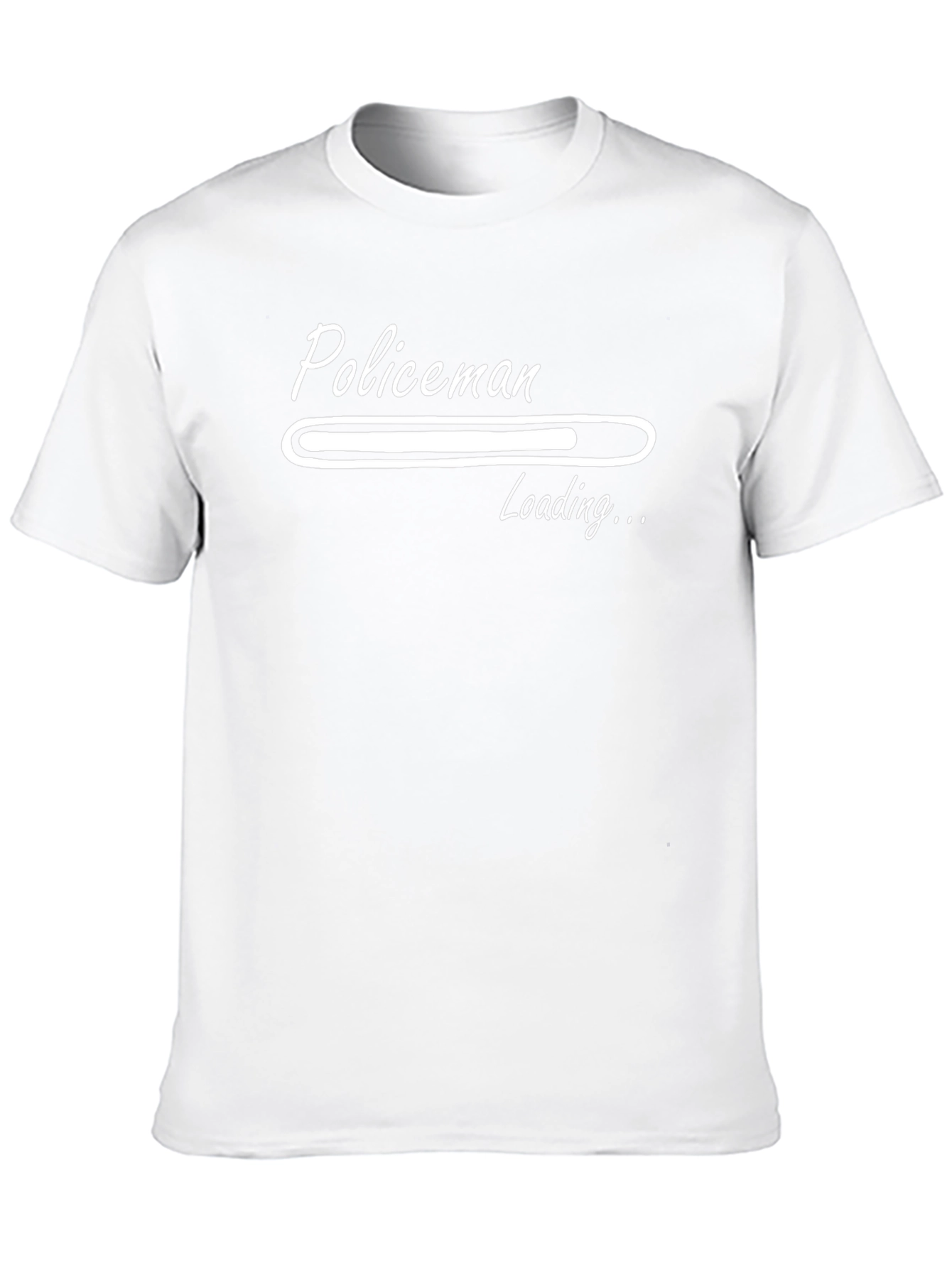 Policeman Loading T-Shirt - Funny Graphic Tee