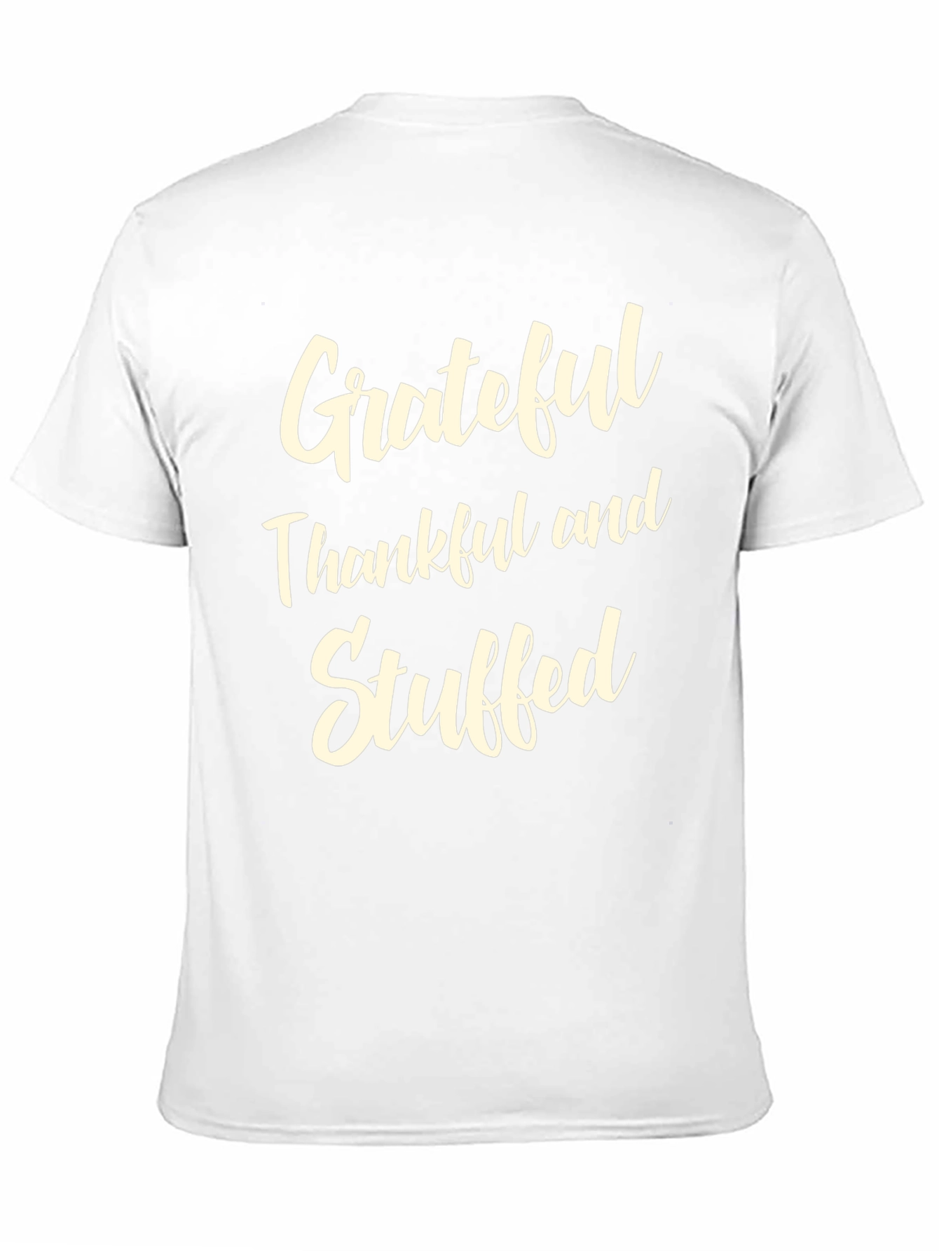 Grateful Thankful Stuffed Thanksgiving T-Shirt