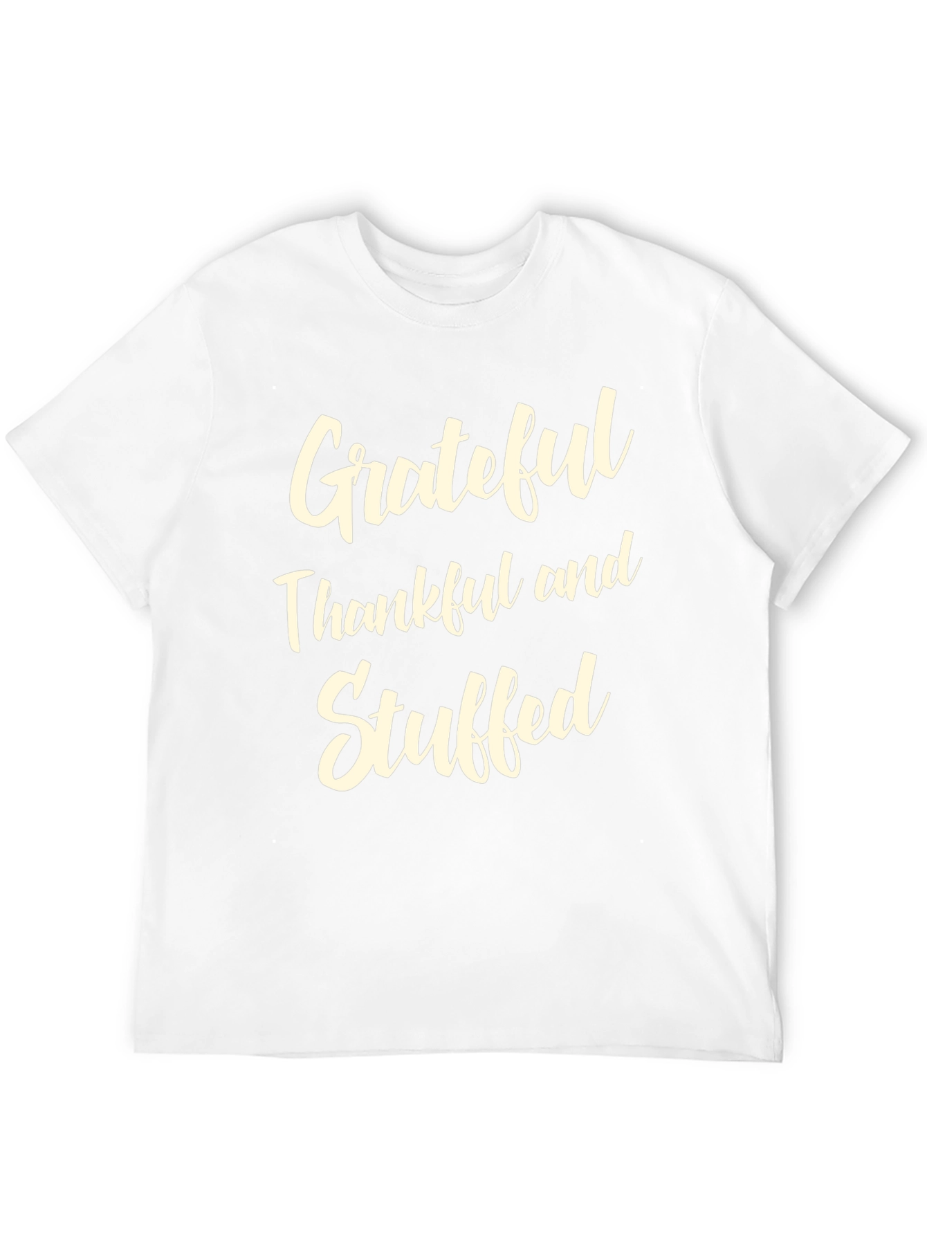 Grateful Thankful Stuffed Thanksgiving T-Shirt