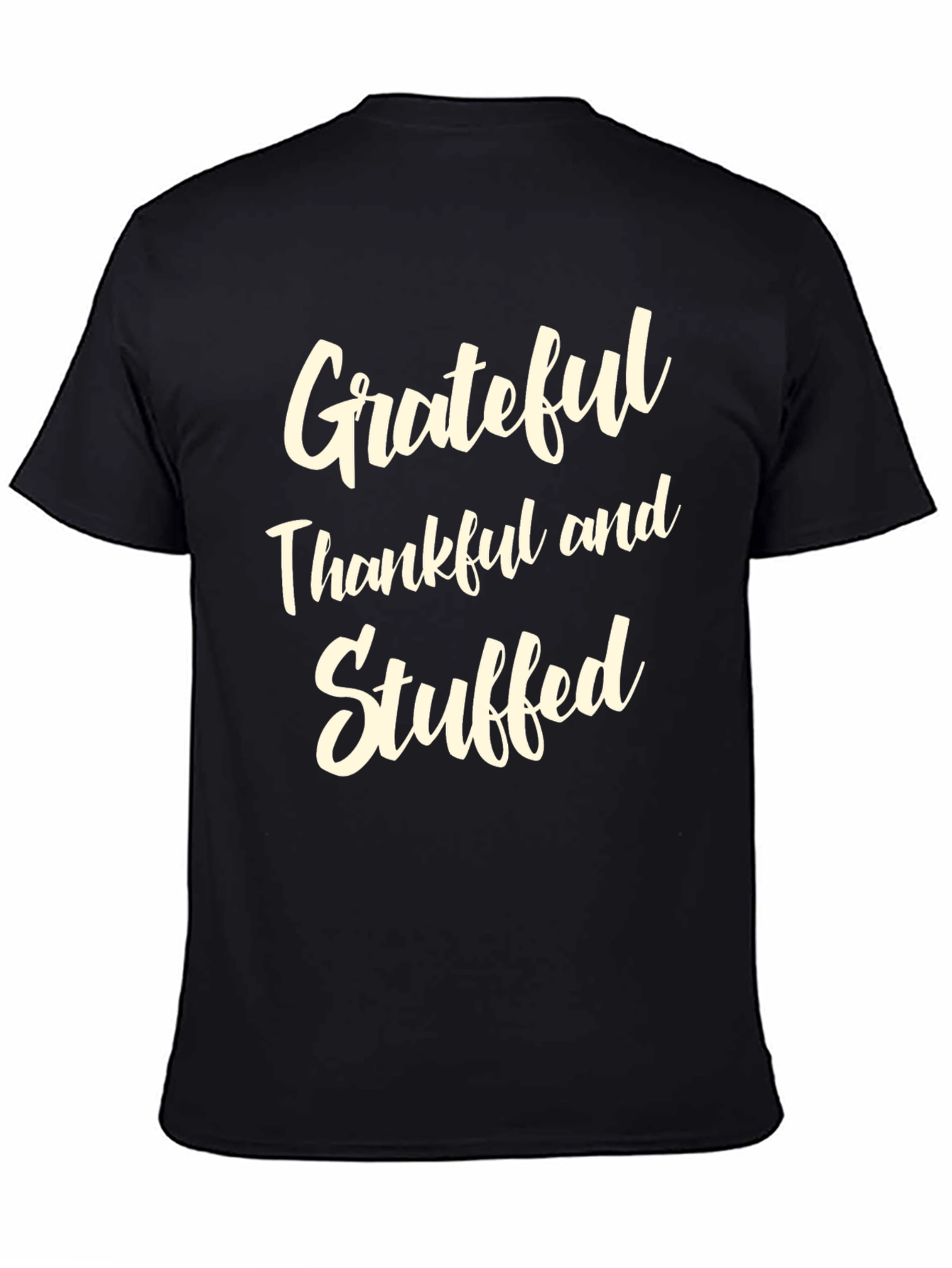 Grateful Thankful Stuffed Thanksgiving T-Shirt