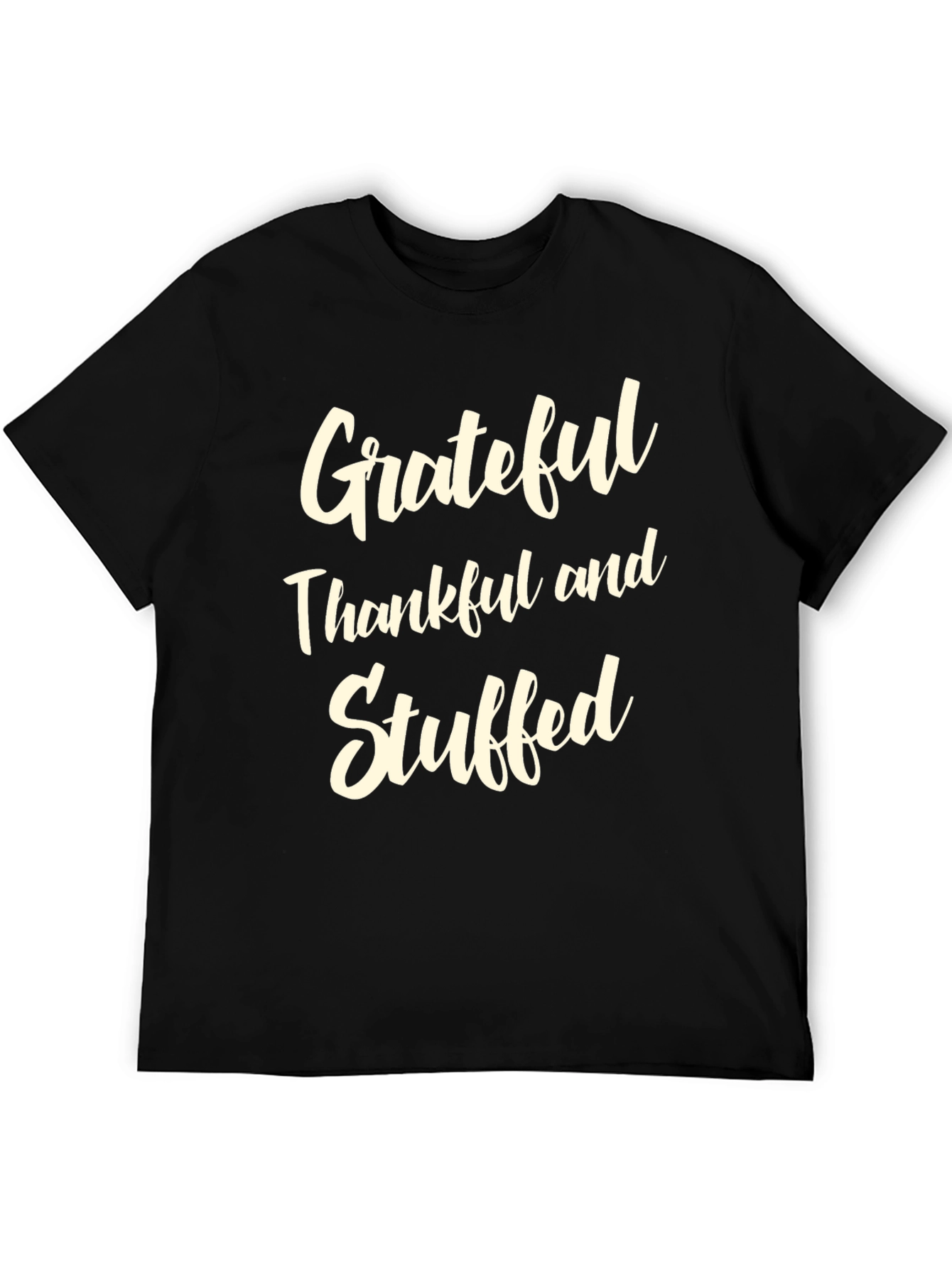 Grateful Thankful Stuffed Thanksgiving T-Shirt