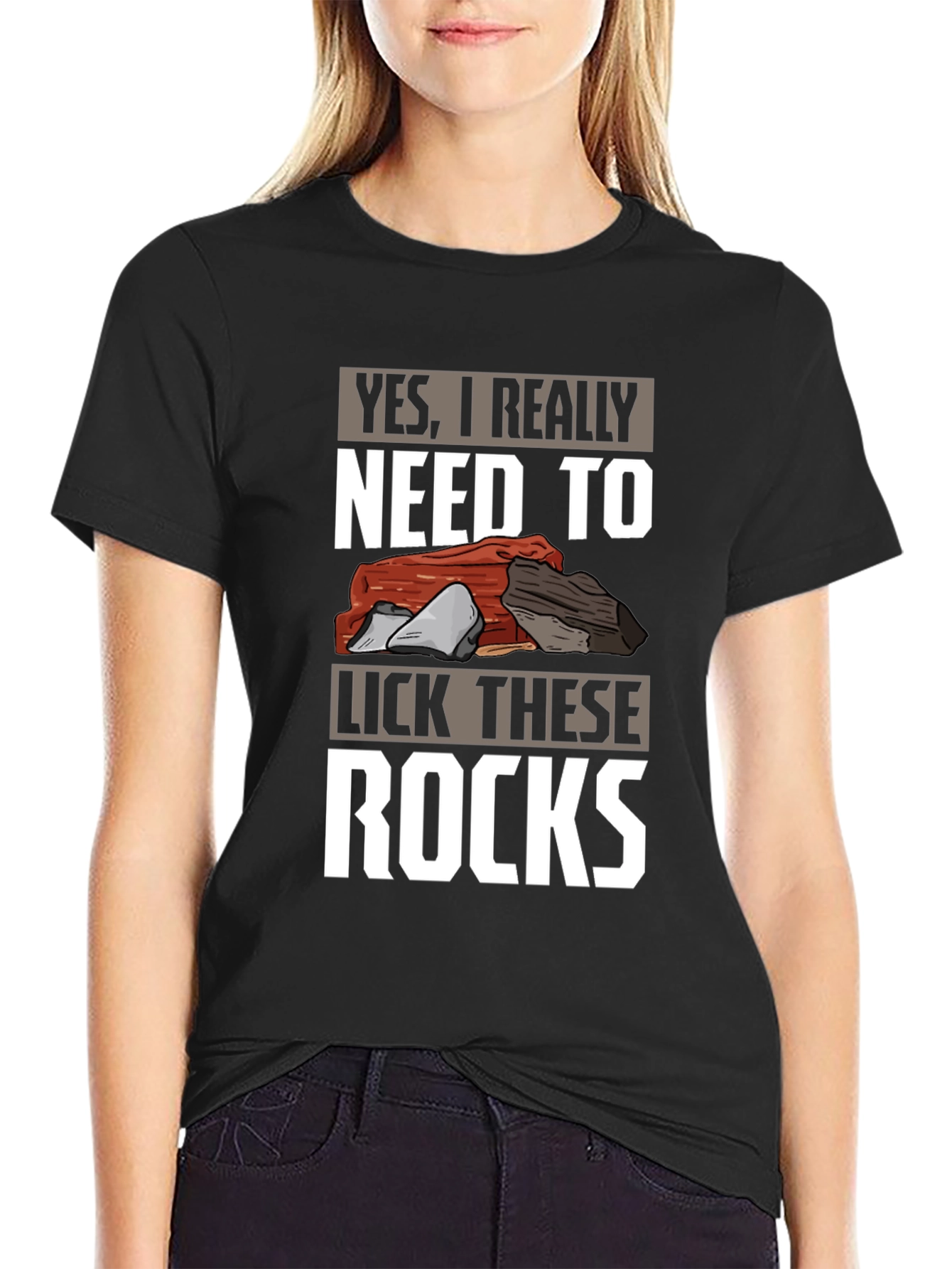 Funny Rock Licking T-Shirt - Geologist Humor