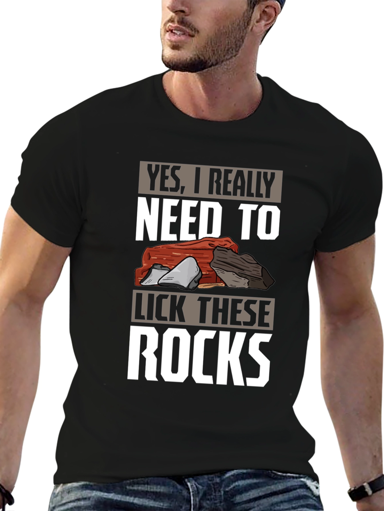 Funny Rock Licking T-Shirt - Geologist Humor