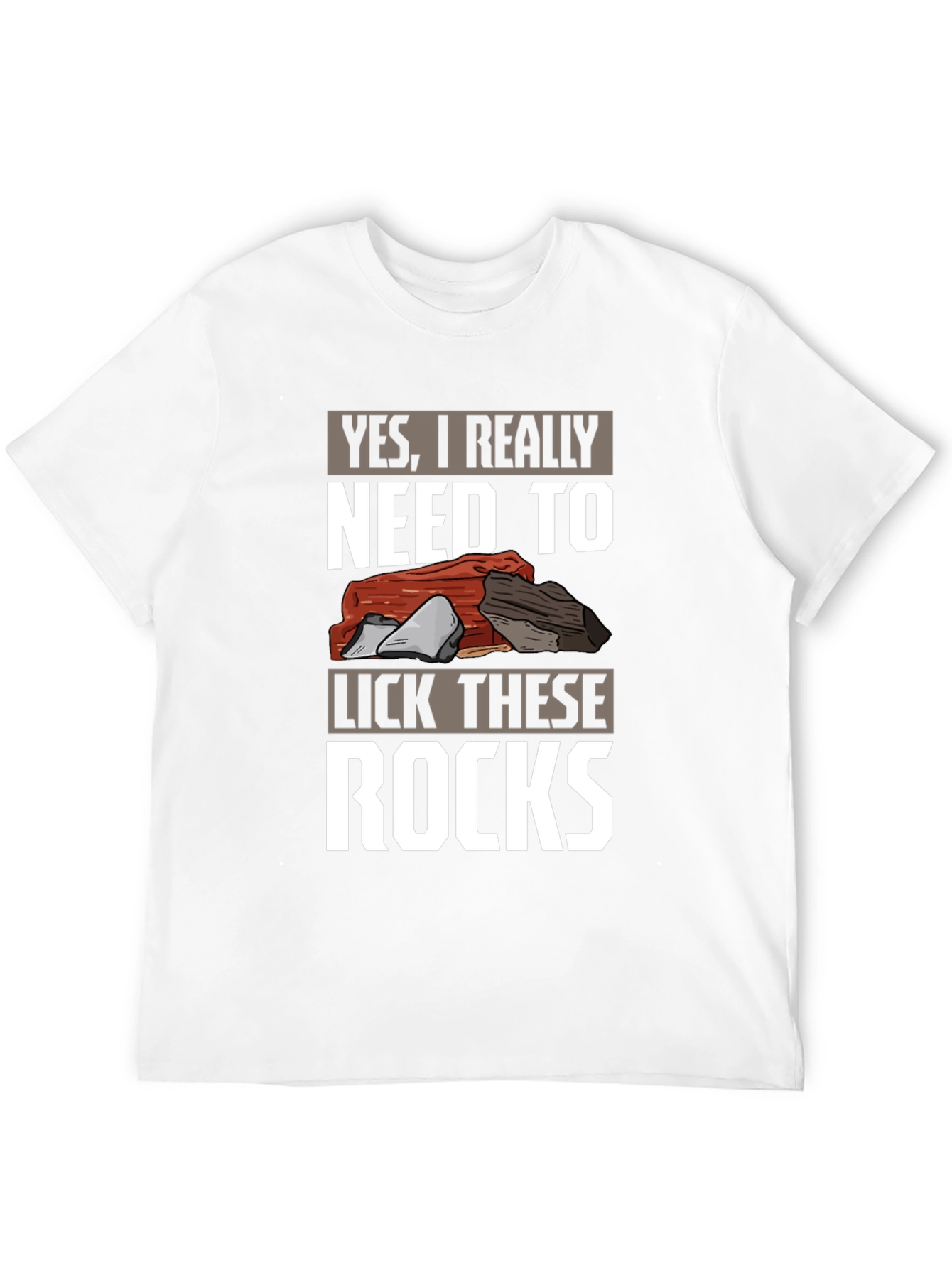 Funny Rock Licking T-Shirt - Geologist Humor