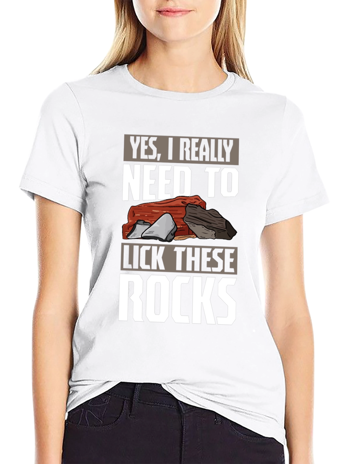 Funny Rock Licking T-Shirt - Geologist Humor
