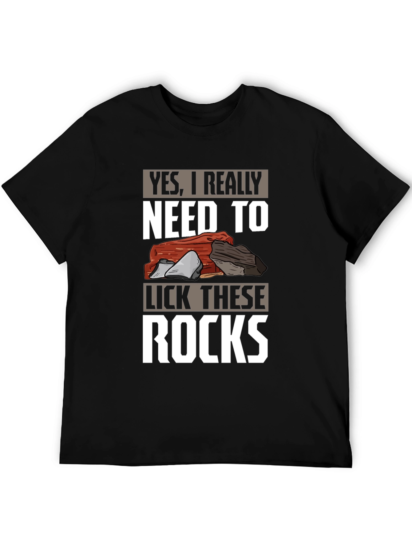 Funny Rock Licking T-Shirt - Geologist Humor