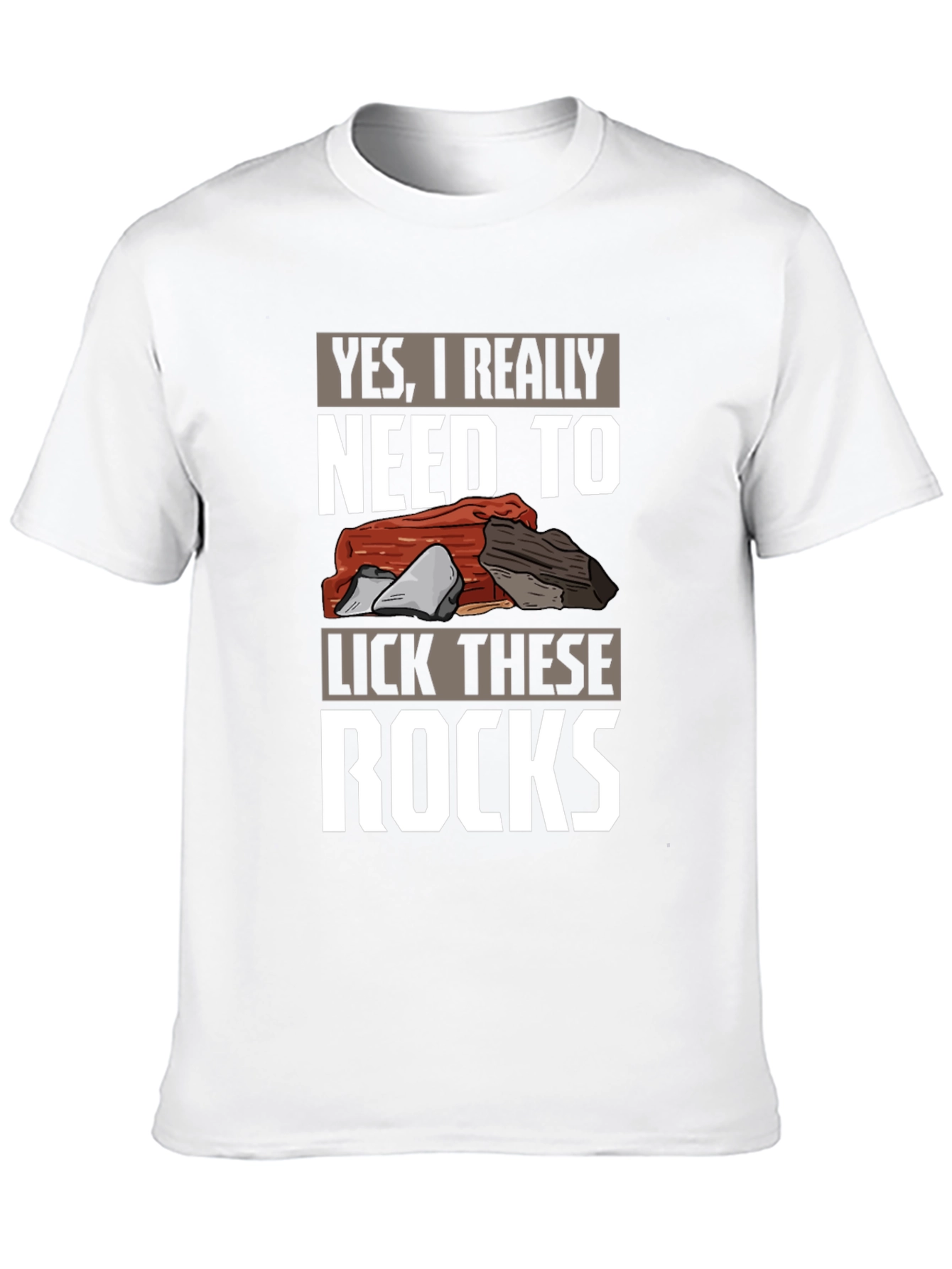 Funny Rock Licking T-Shirt - Geologist Humor