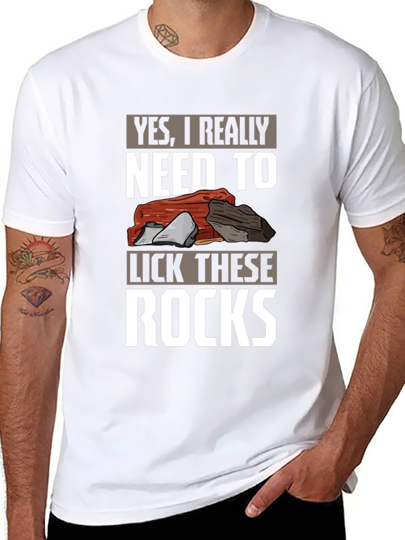 Funny Rock Licking T-Shirt - Geologist Humor