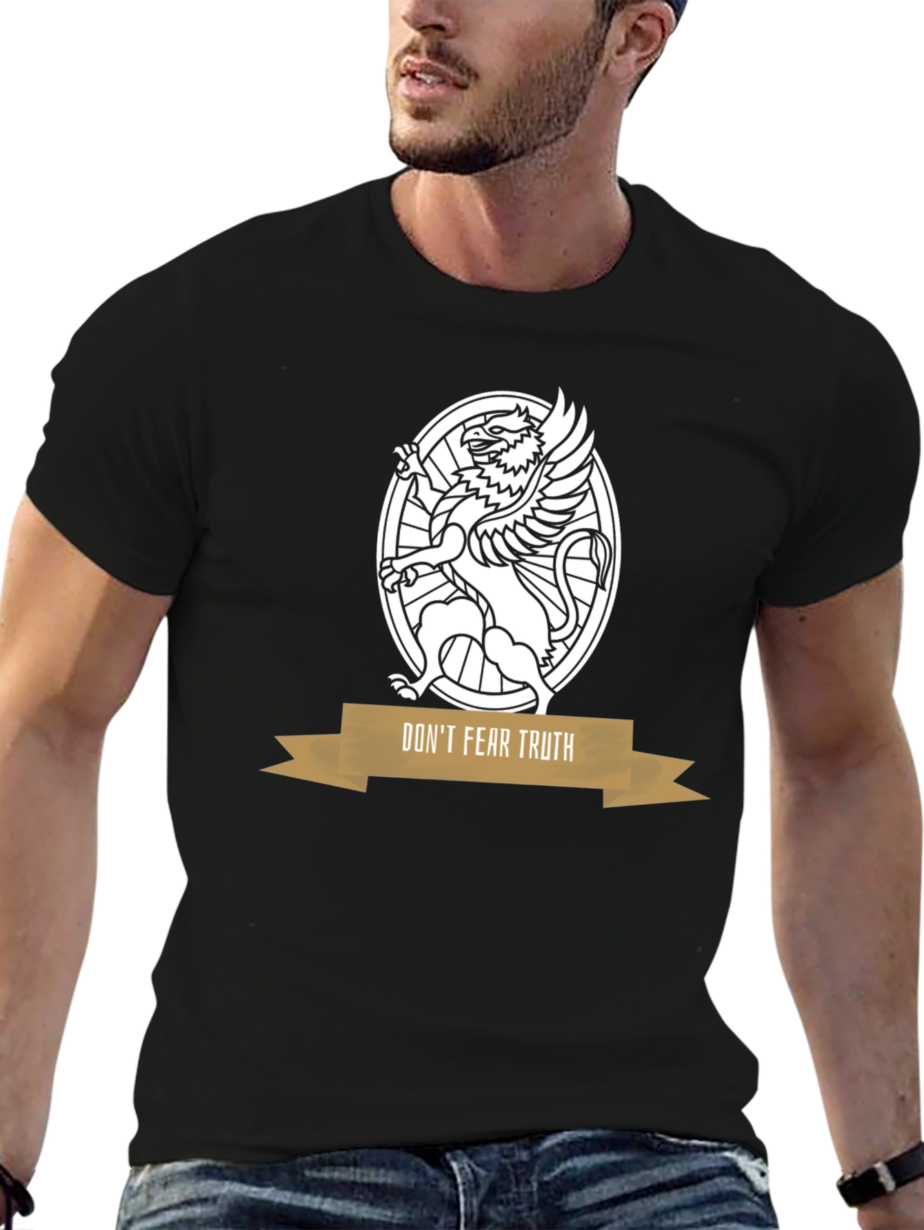 Dont Fear Truth Griffin Emblem Tee