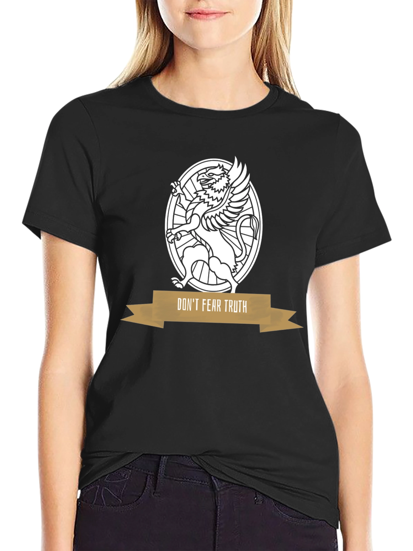 Dont Fear Truth Griffin Emblem Tee