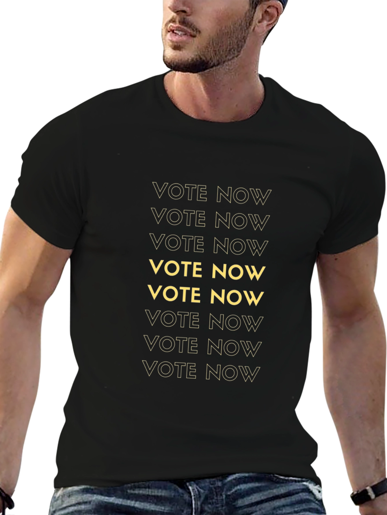 Vote Now T-Shirt - Bold Election Reminder Tee