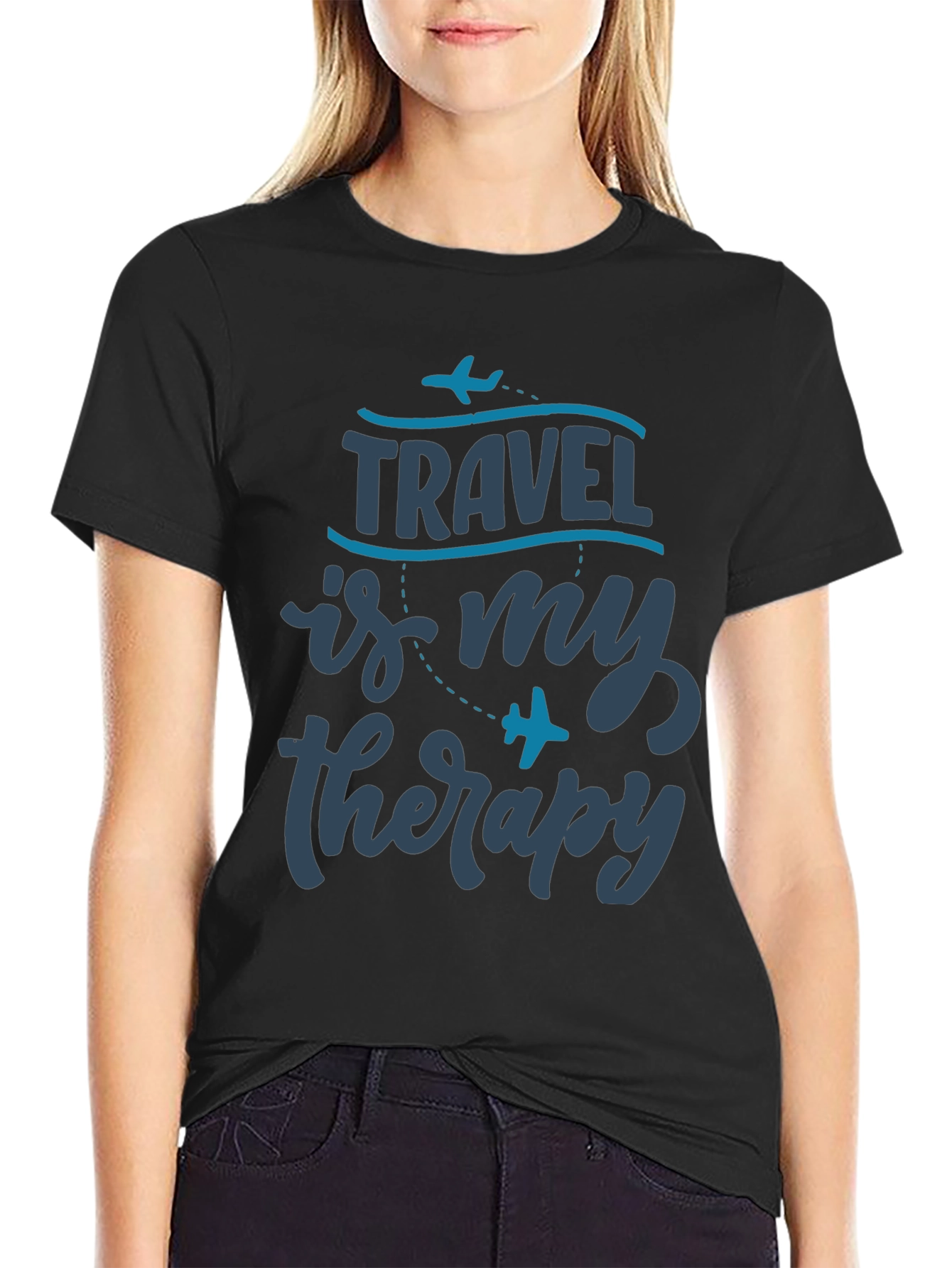 Travel is My Therapy Graphic Tee