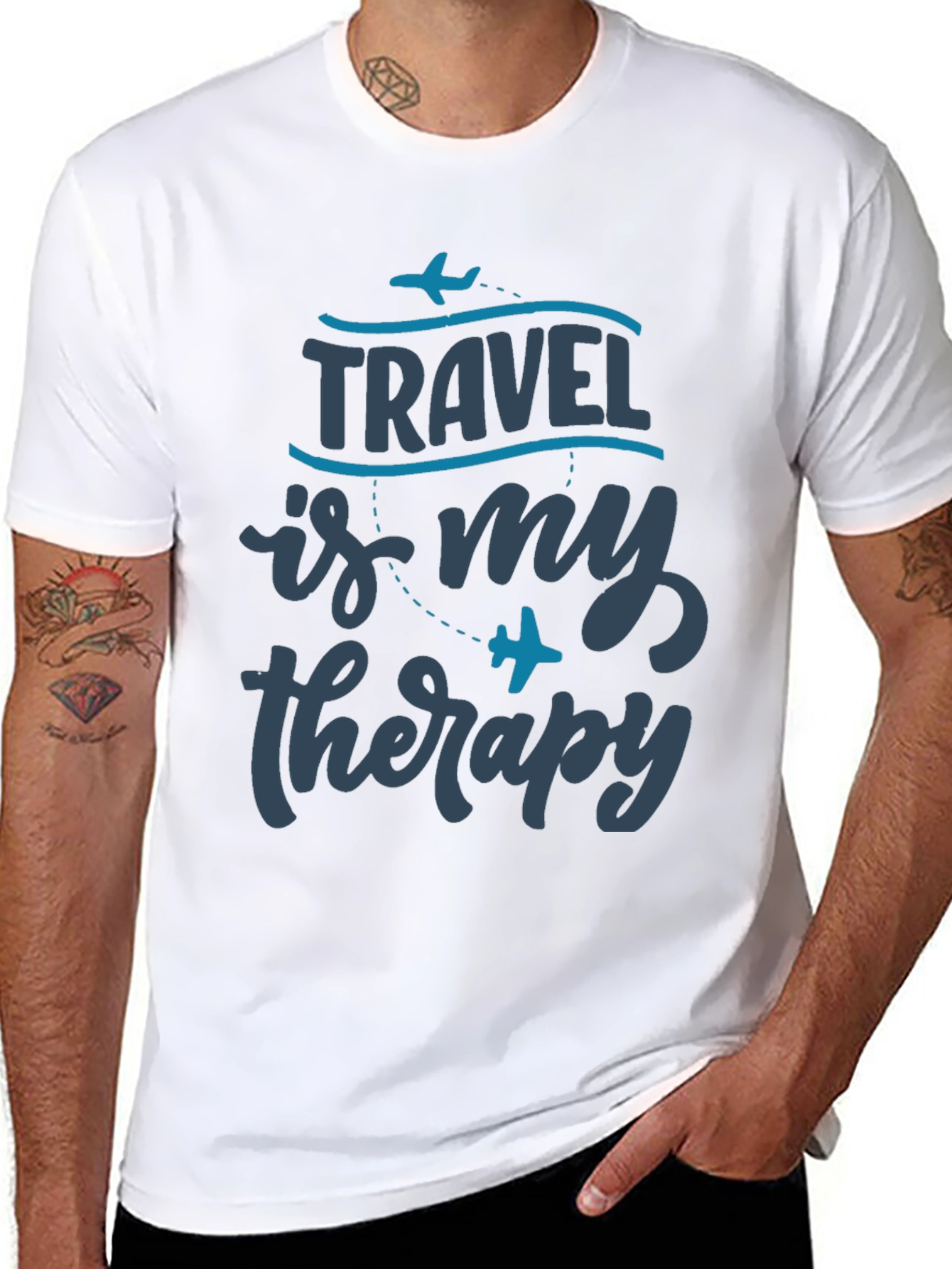 Travel is My Therapy Graphic Tee