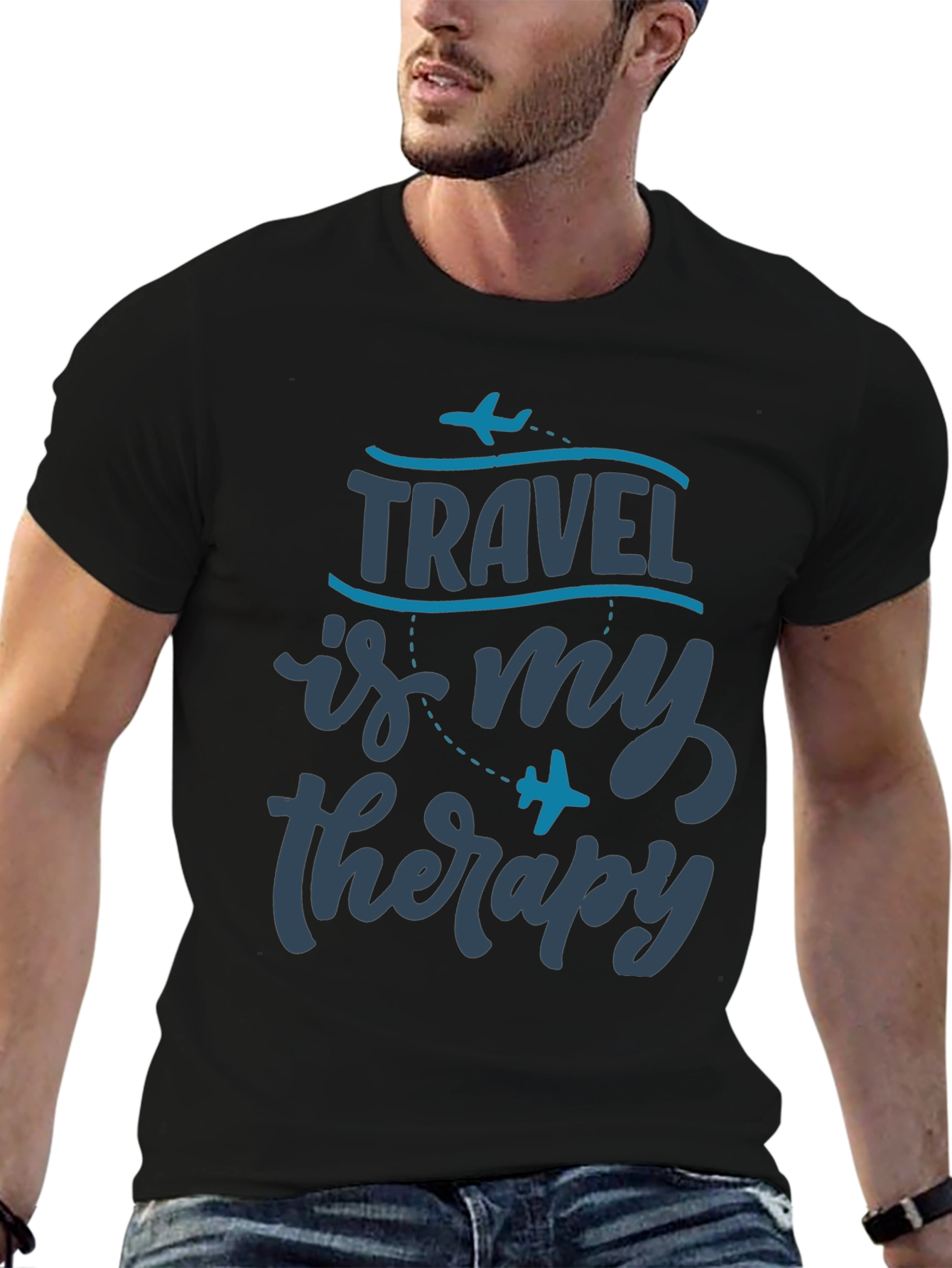Travel is My Therapy Graphic Tee
